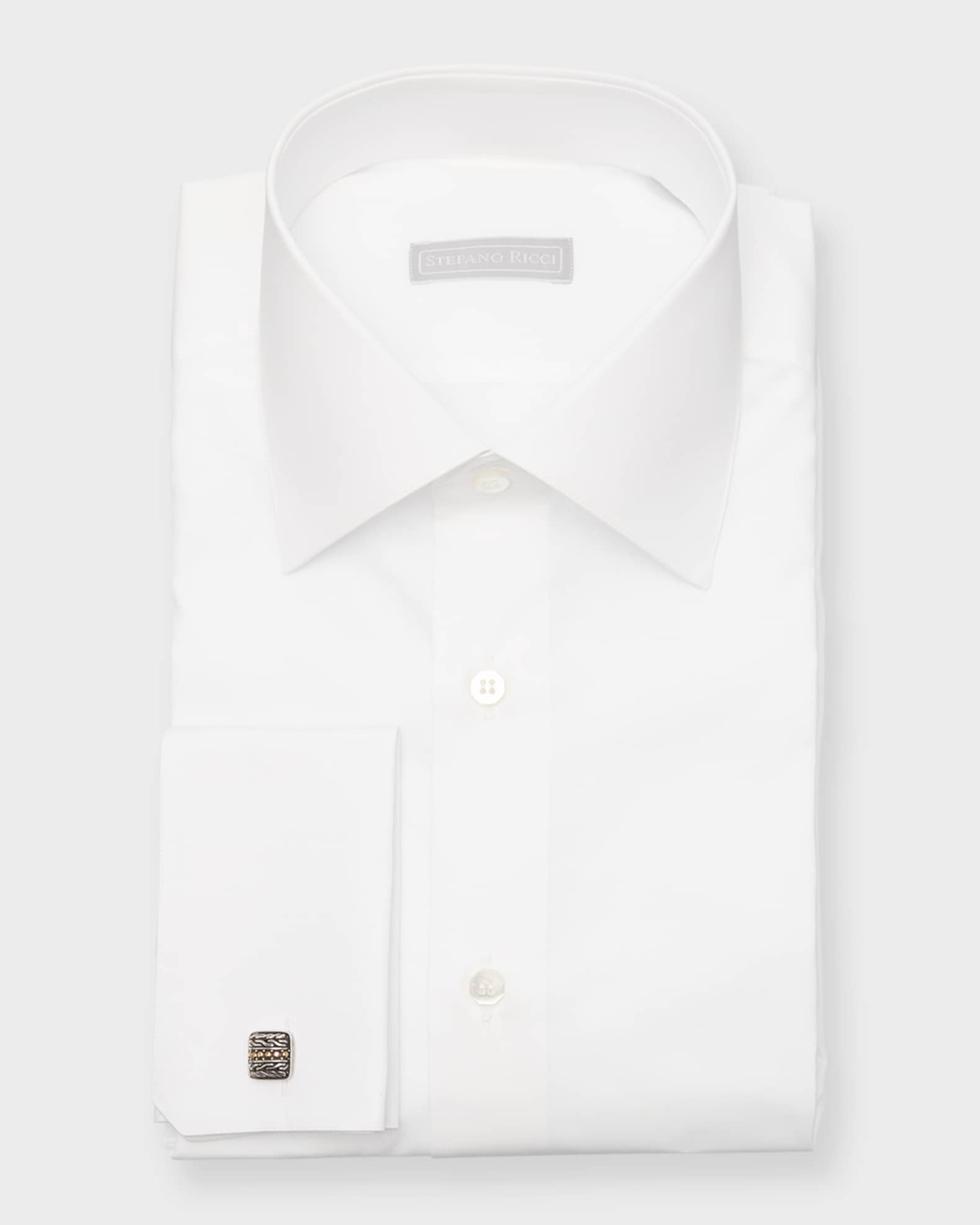 Men's French Cuff Dress Shirt 0