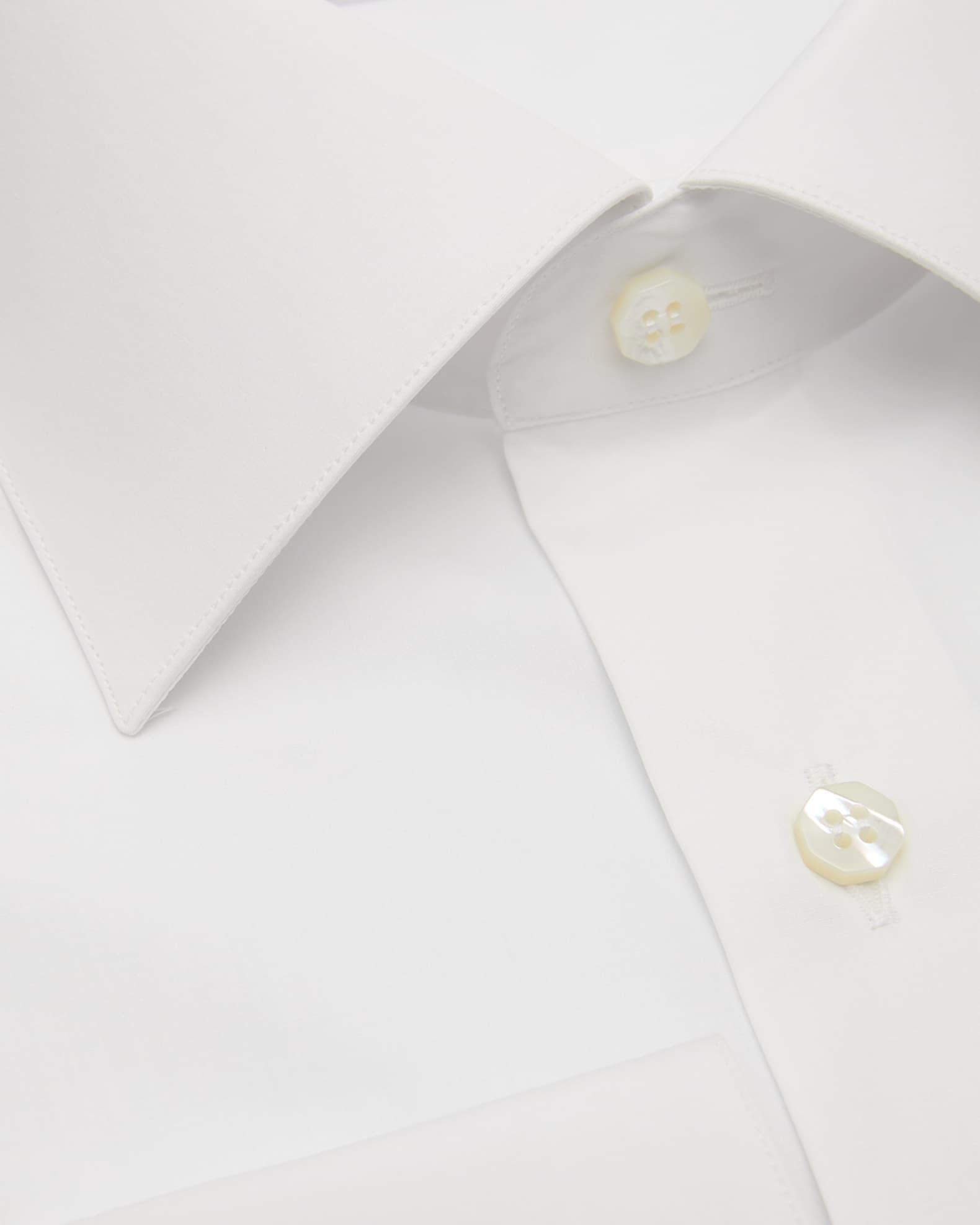 Men's Solid Barrel-Cuff Dress Shirt 1