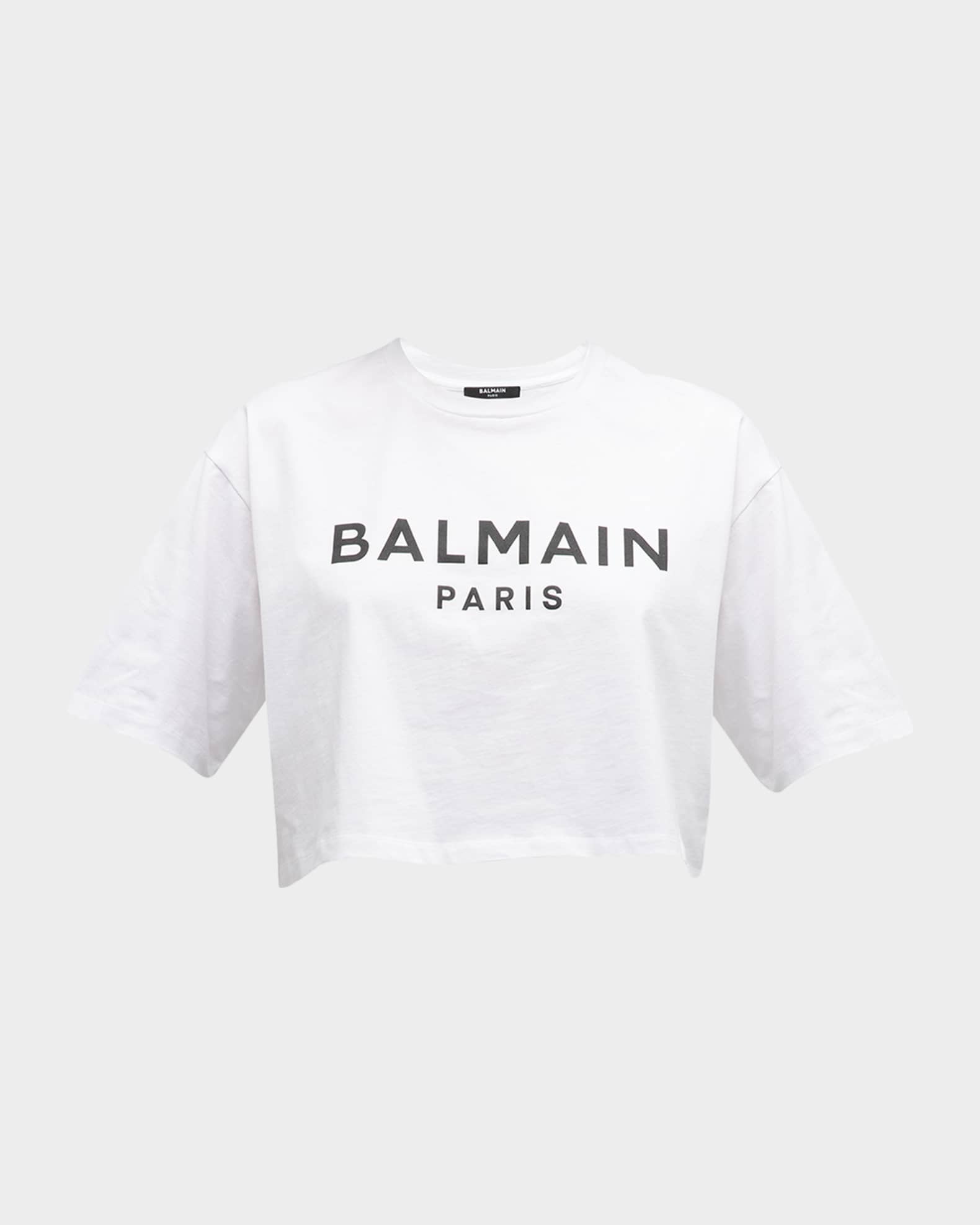 Balmain logo t shirt top