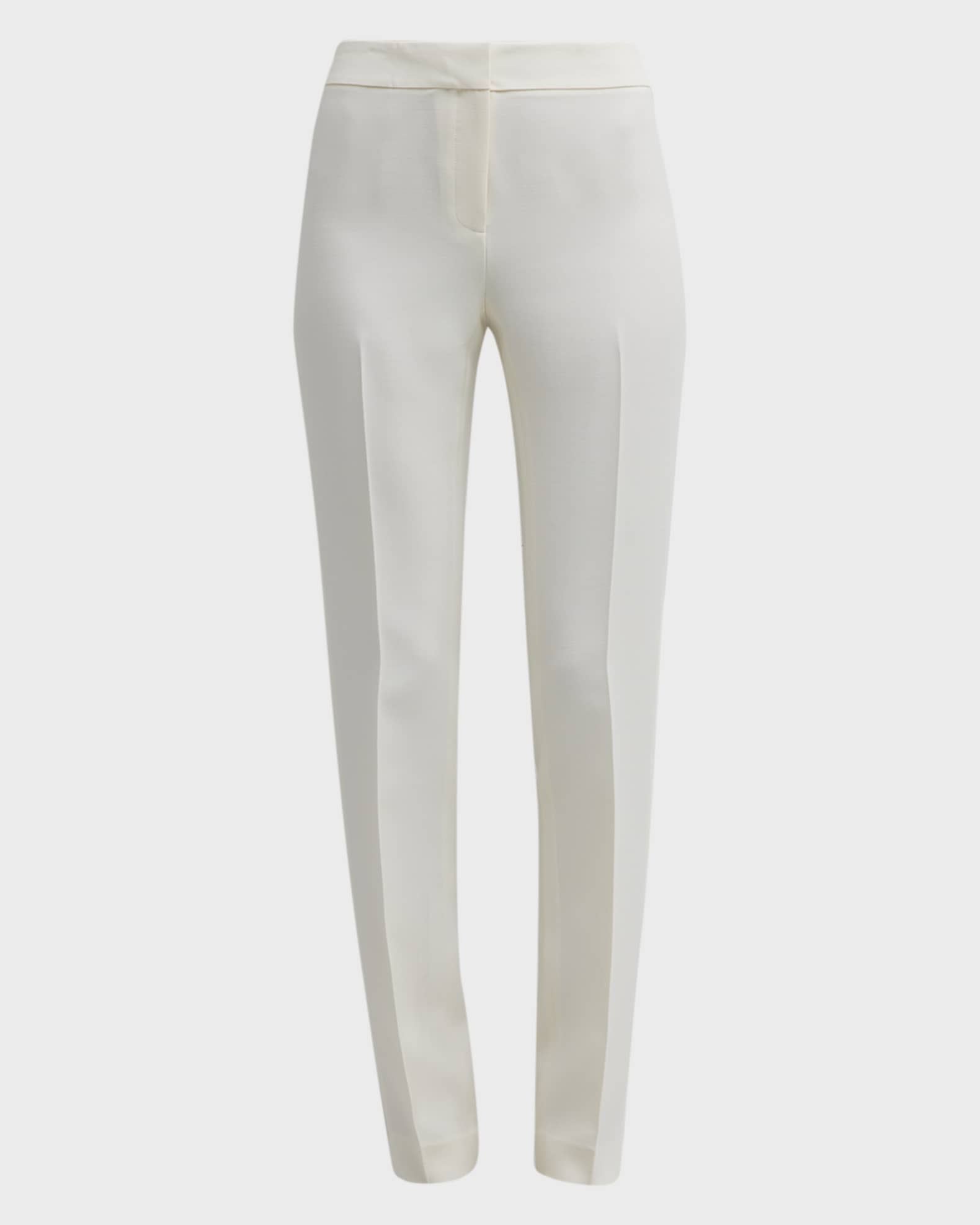 Barrow Straight-Leg Wool-Silk Pants 0