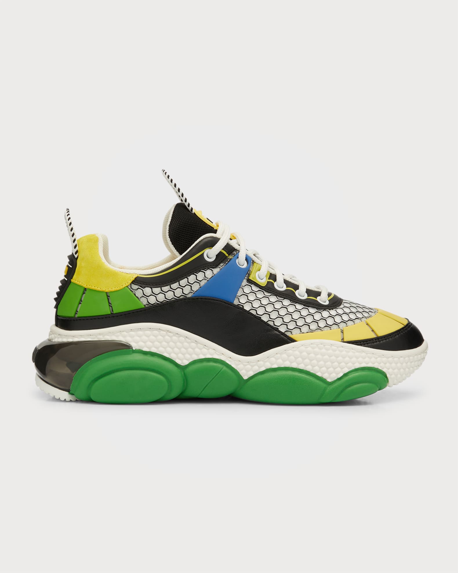 Moschino Men's Multicolor Bubble Teddy Mesh Fashion Sneakers | Neiman ...