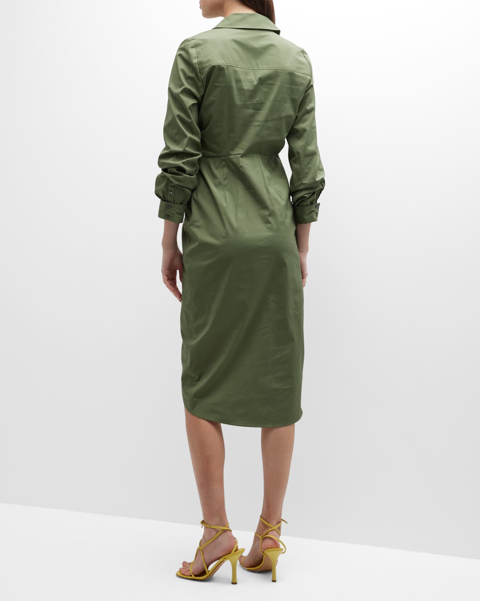 Veronica Beard Afton Wrap Midi Dress | Neiman Marcus