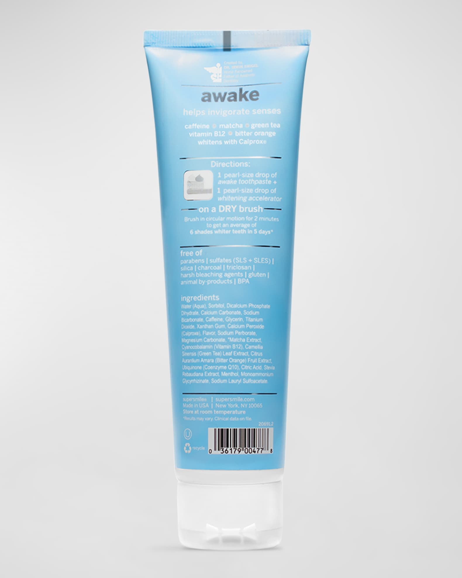 Awake Whitening Toothpaste with Caffeine, 4.2 oz. 1