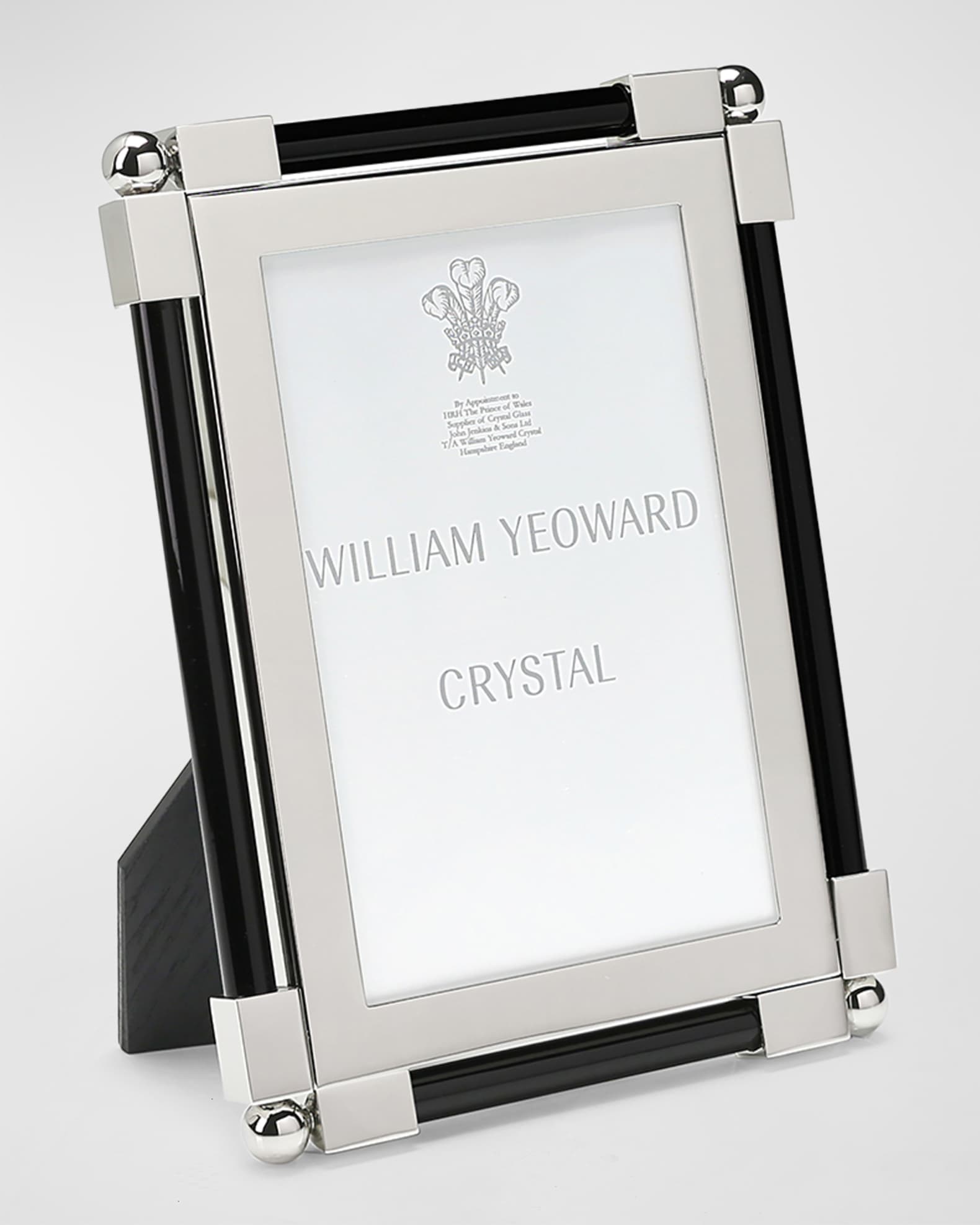 William Yeoward Crystal New Classic Black Frame, 4 x 6 Neiman Marcus