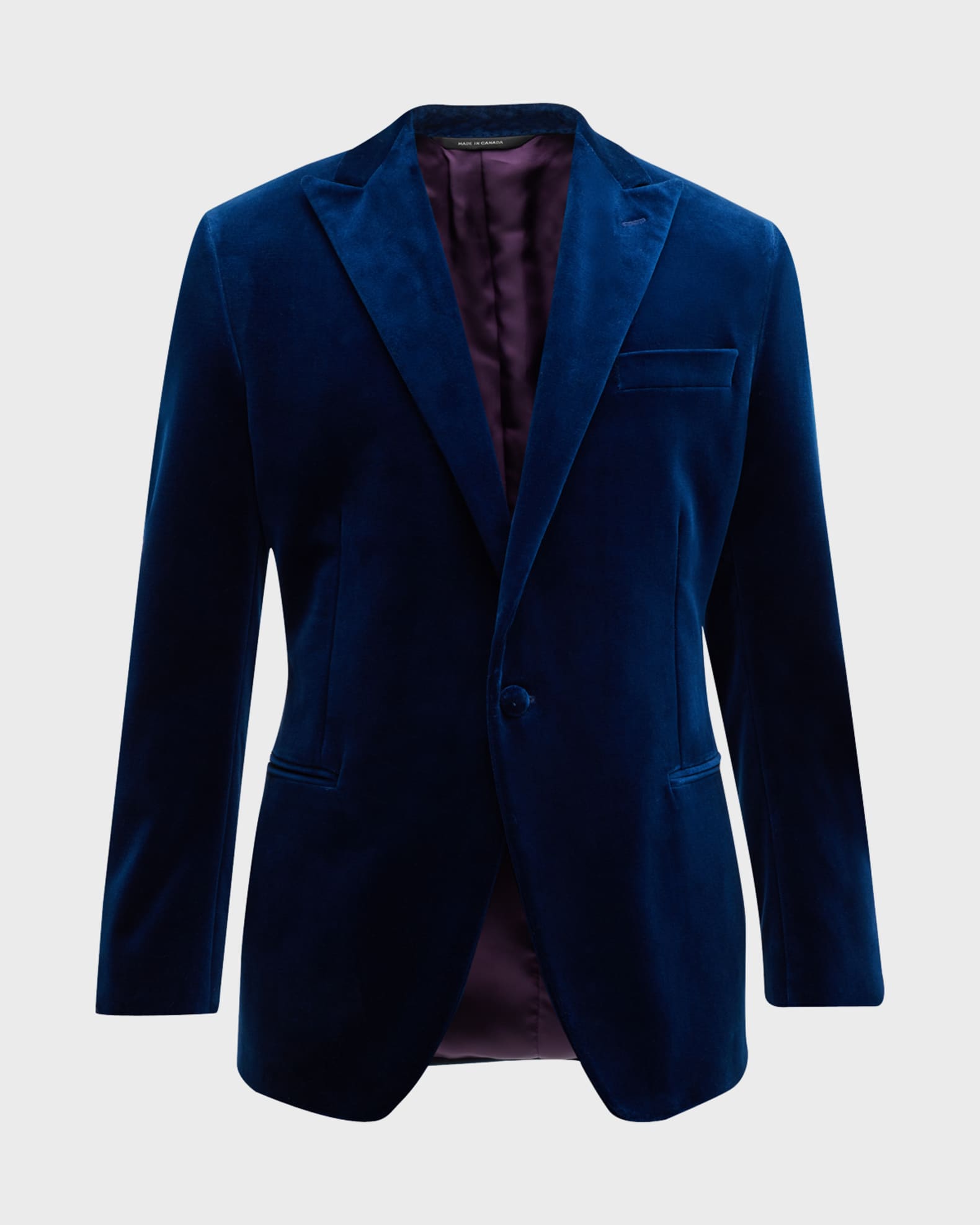 Paul Stuart Men's Solid Velvet Dinner Jacket | Neiman Marcus