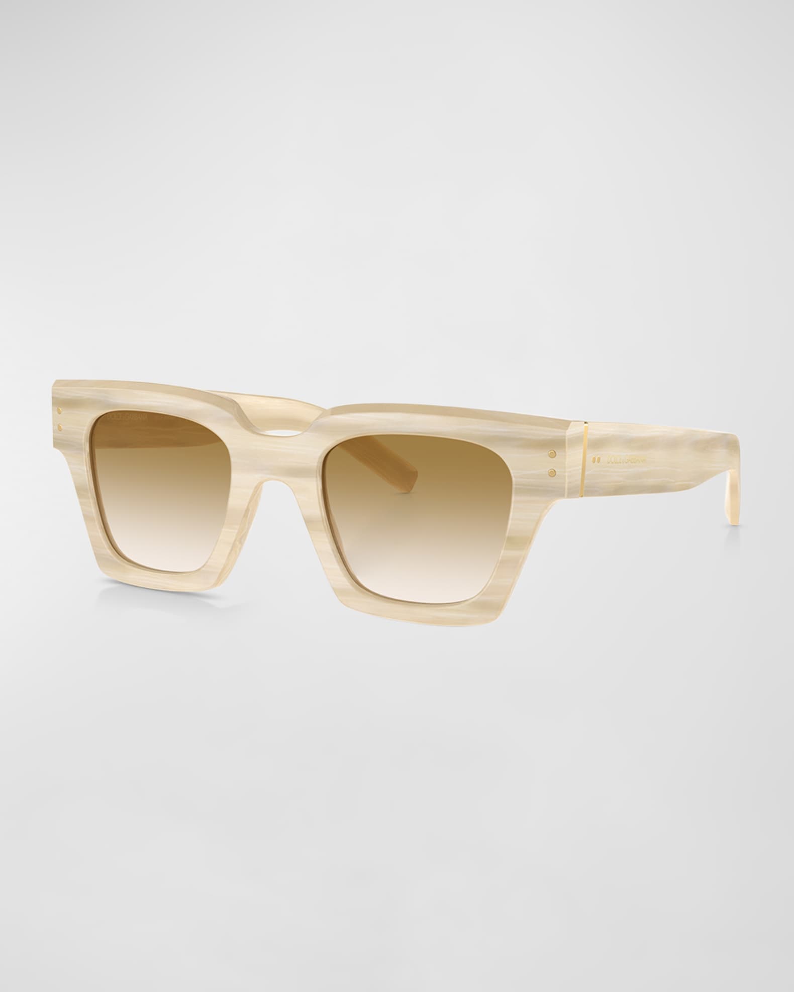 Dolce&Gabbana Men's Square Logo Sunglasses