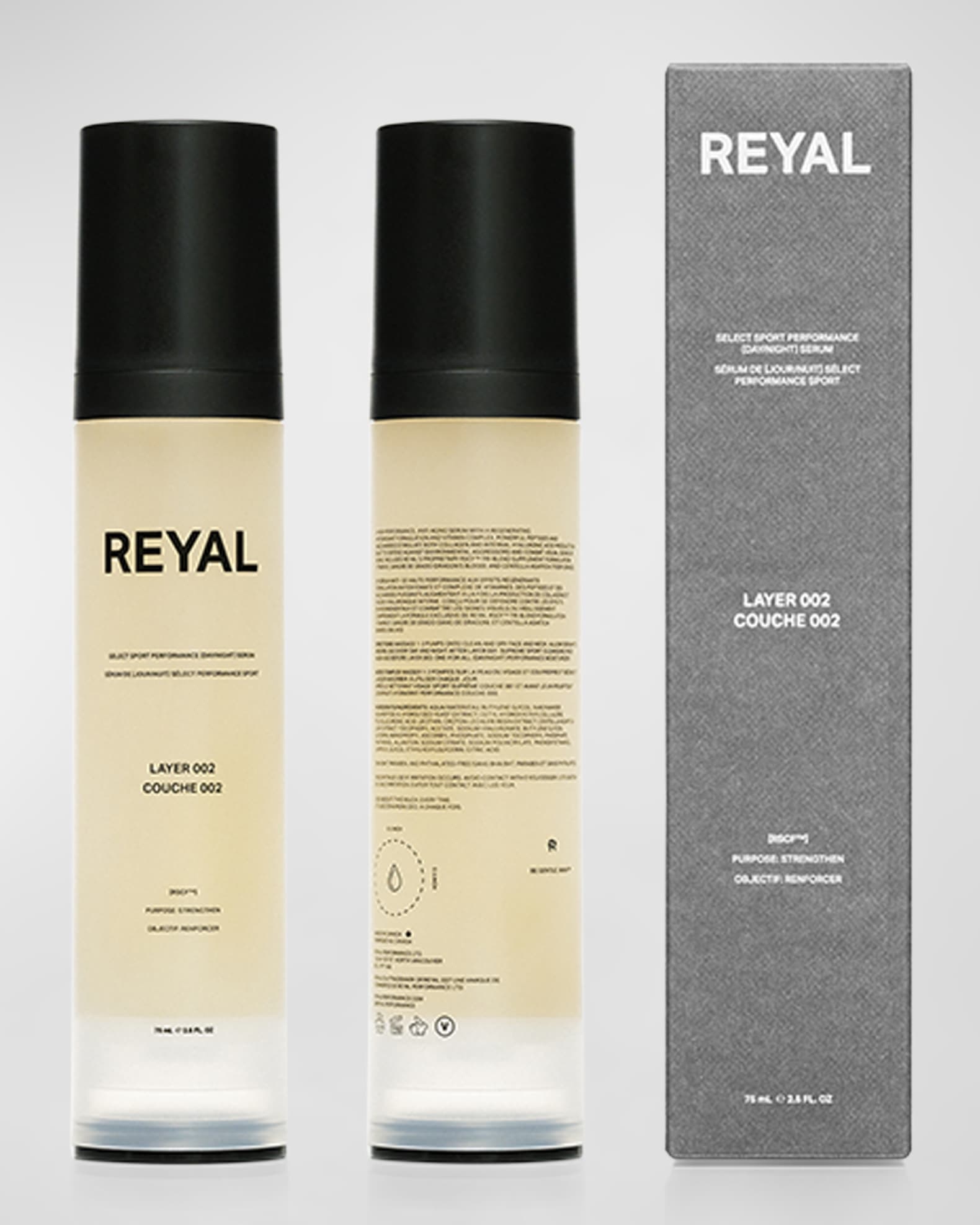 REYAL Men's Layer 002 - Select Sport Performance (Day/Night) Serum, 1 oz.
