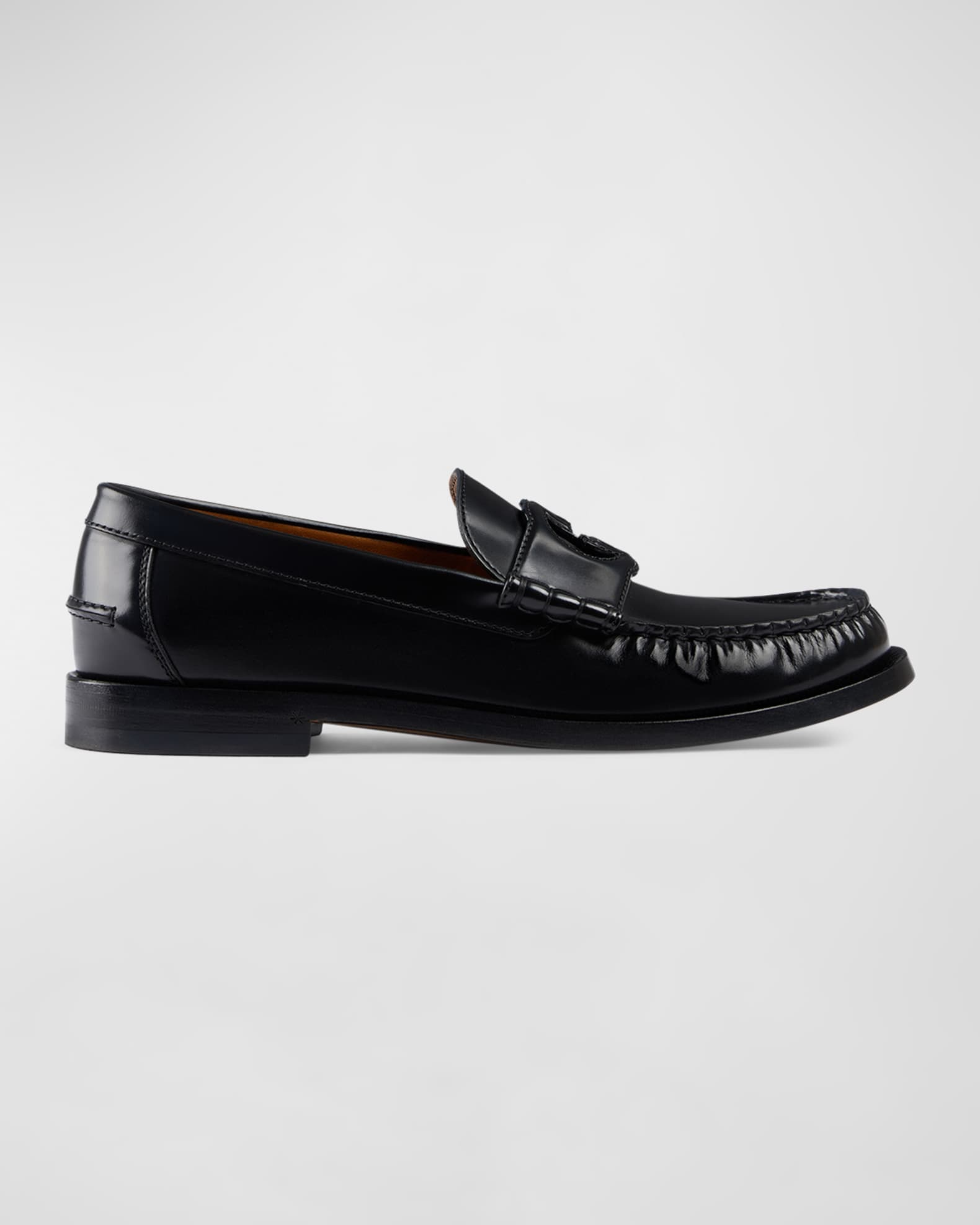 Gucci Men's Kaveh Interlocking G Cutout Loafers | Neiman Marcus