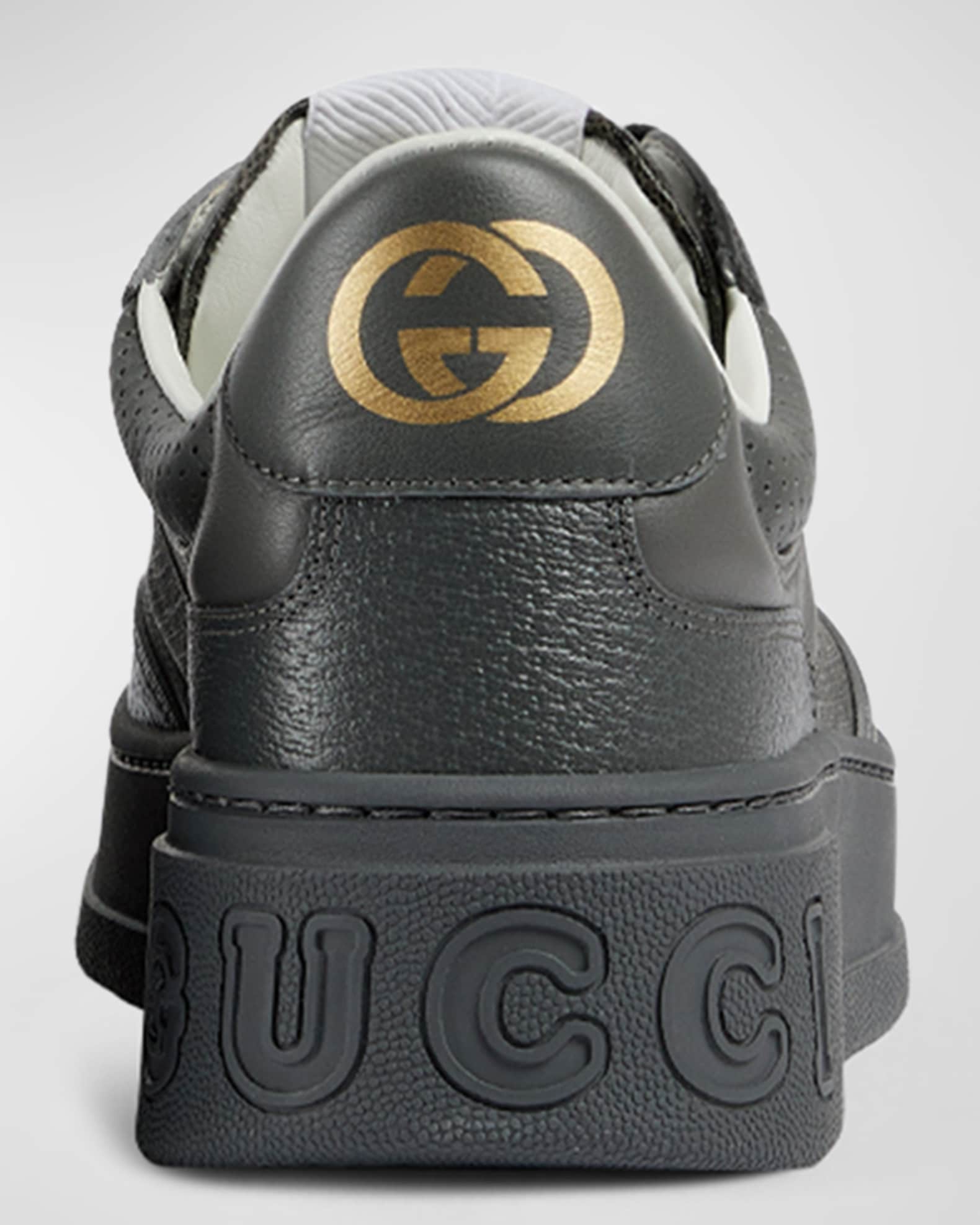 Gucci Brooklyn Gg Supreme High Top Sneaker Black, $510, Neiman Marcus
