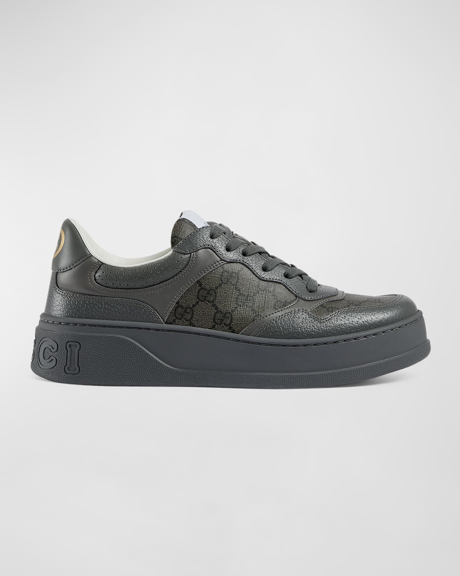 Gucci California Gg Plus High-Top Sneakers in Gray for Men