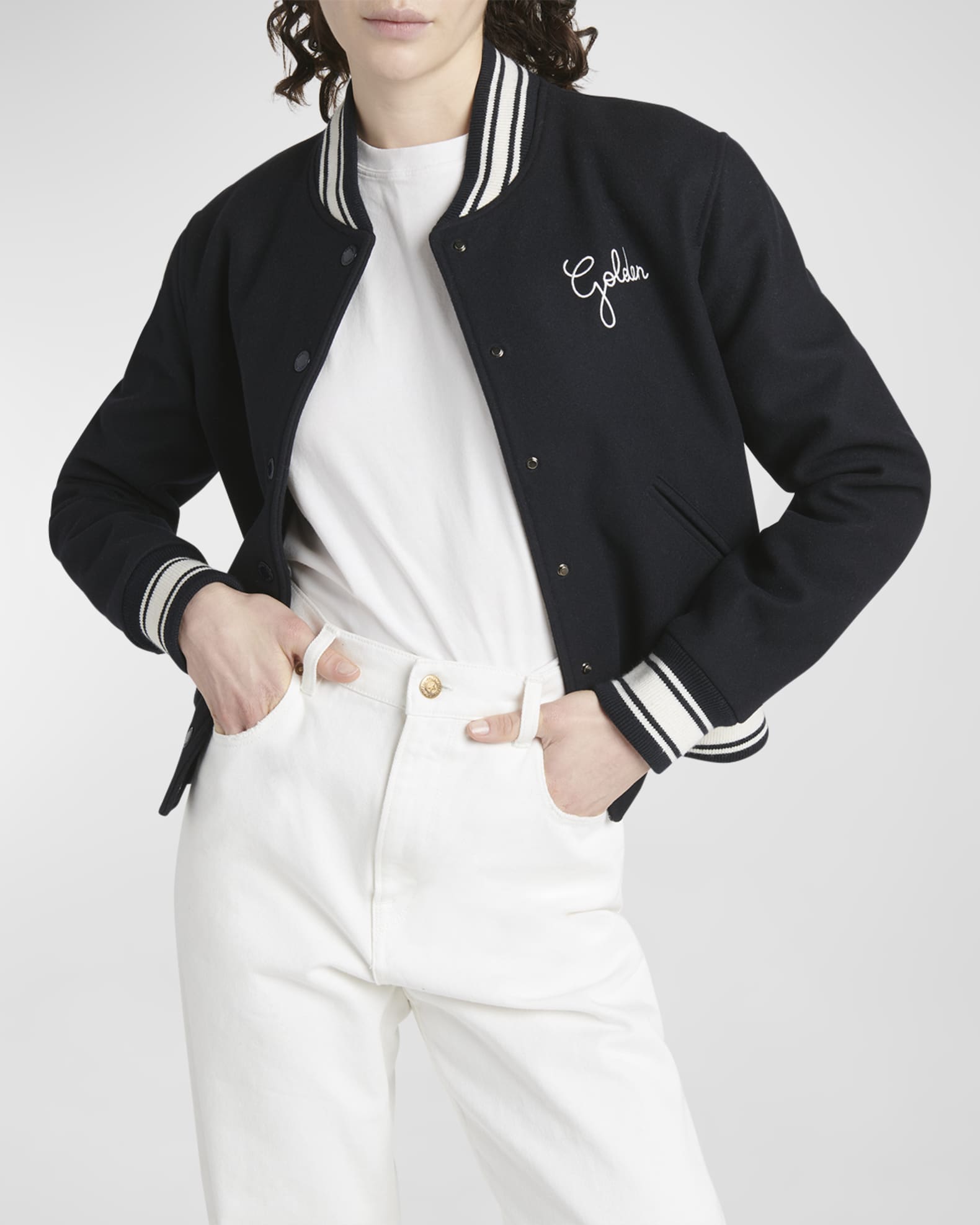 GOLDEN /ゴールデン グースBOMBER JACKET Golden Goose Golden Bomber Jacket | Neiman Marcus