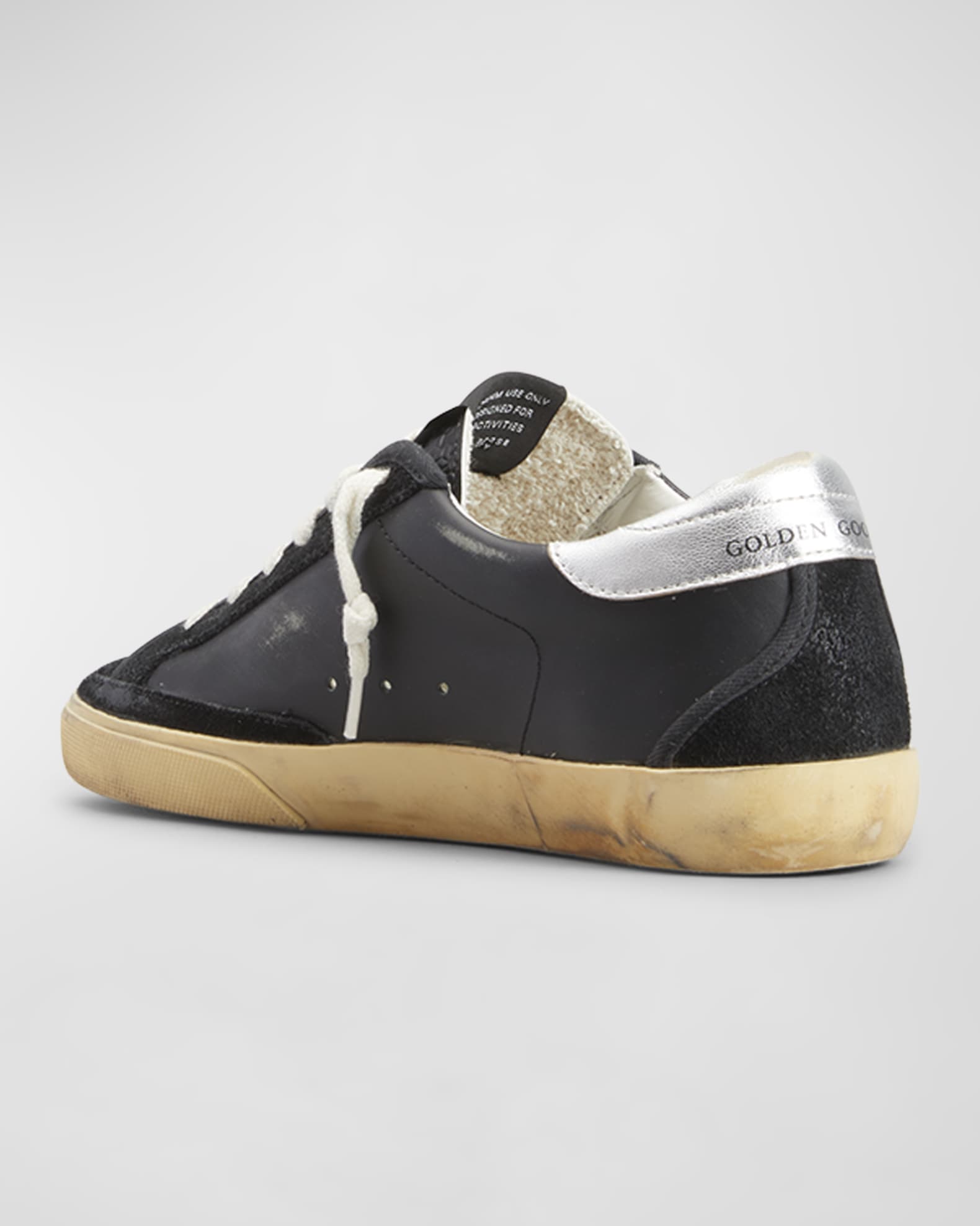 Golden Goose Superstar Stud Suede Low-Top Sneakers | Neiman Marcus