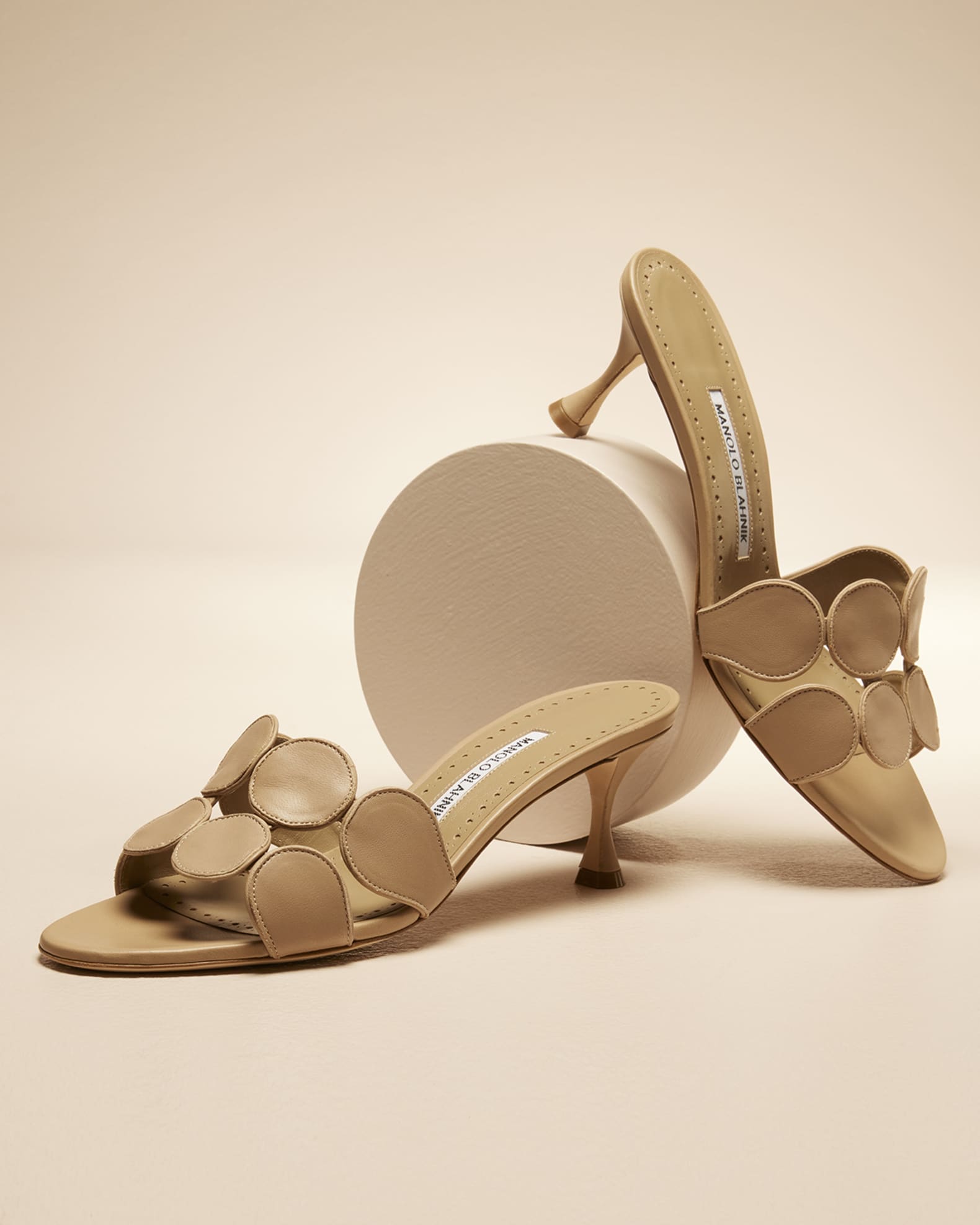 Haribalmu Leather Slide Sandals | Neiman Marcus