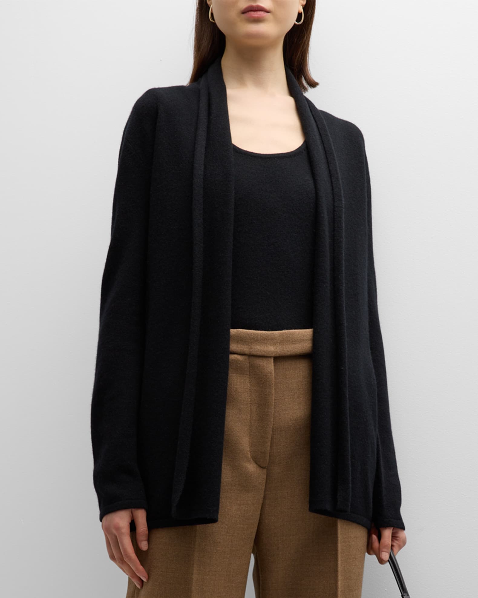 トップス Neiman Marcus cashmere cardigan Neiman Marcus Cashmere Collection Cashmere Basic Open