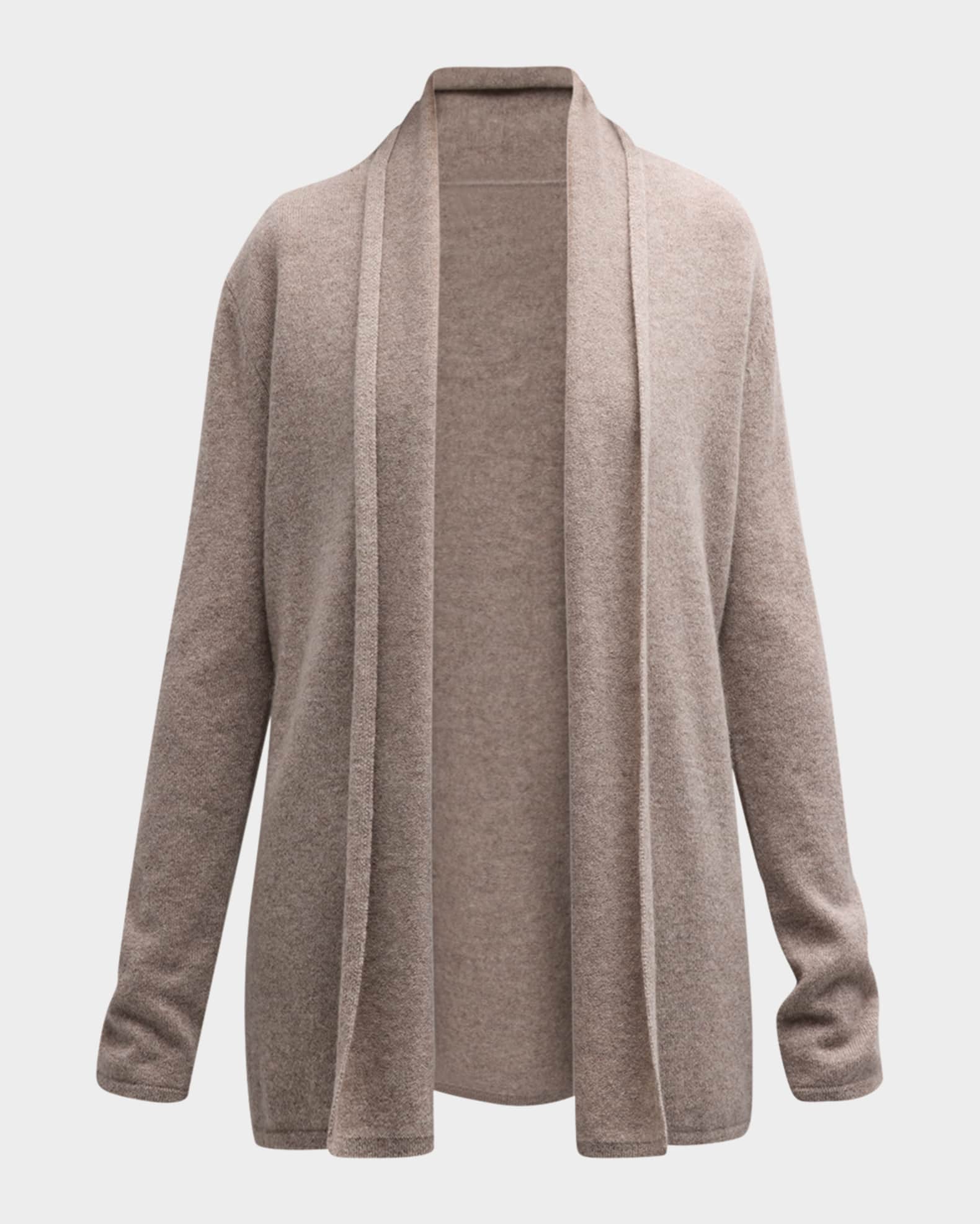 Neiman Marcus Cashmere Collection Cashmere Basic Open Cardigan Neiman Marcus