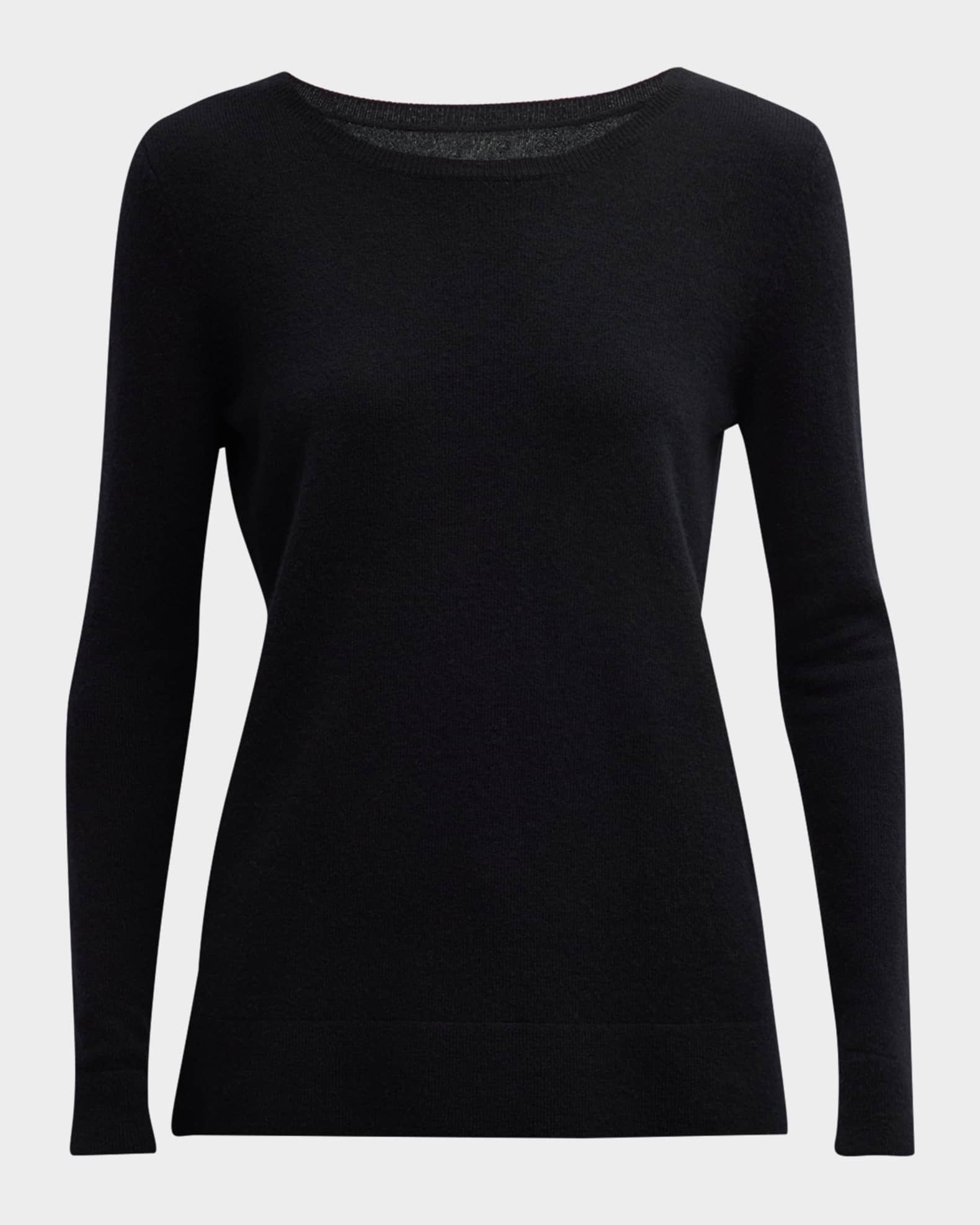 Cashmere Basic Crewneck Top 0