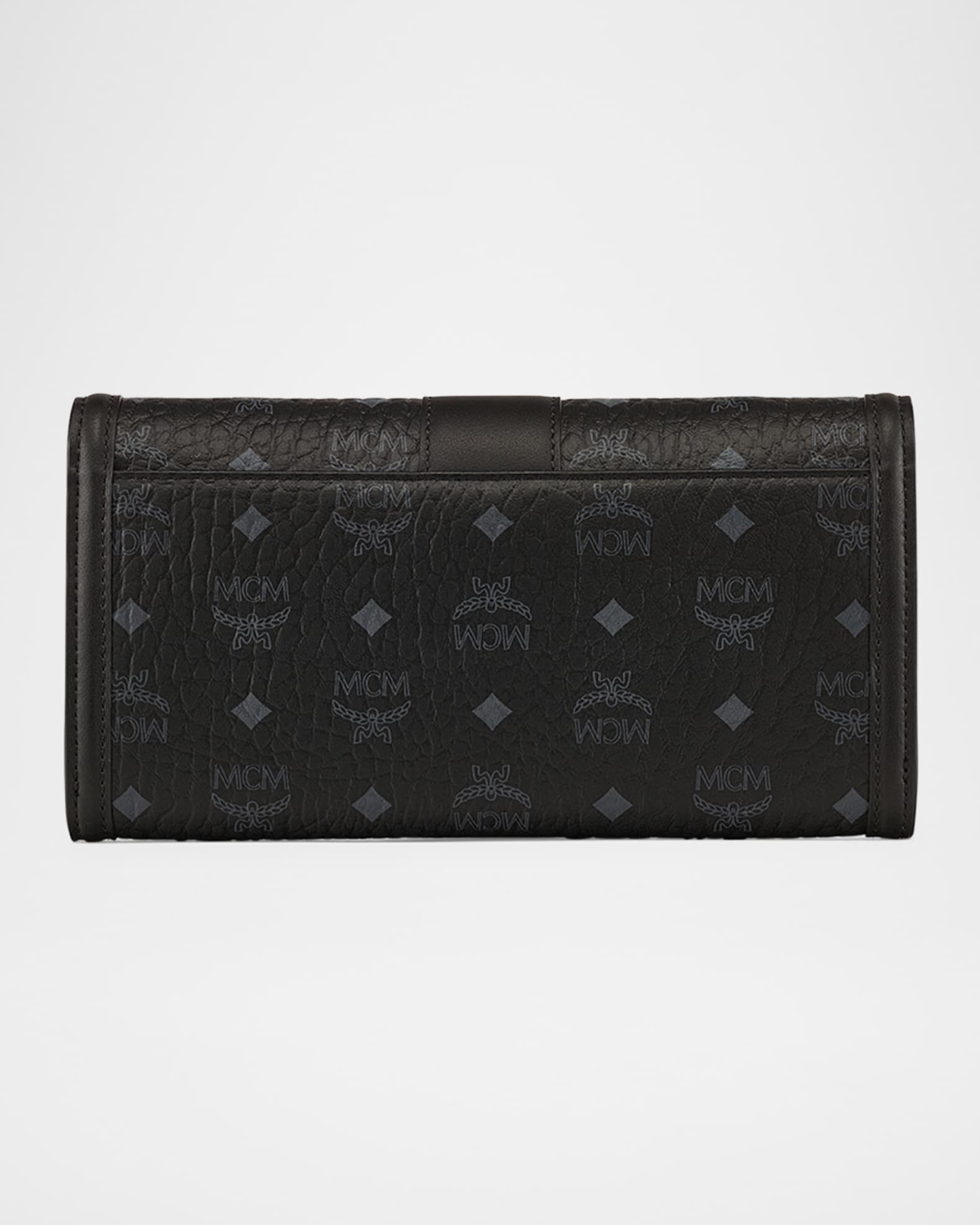 [MCM]★Tracy Embossed Monogram Leather Wallet MCM Tracy Large Monogram Wallet on Chain | Neiman Marcus