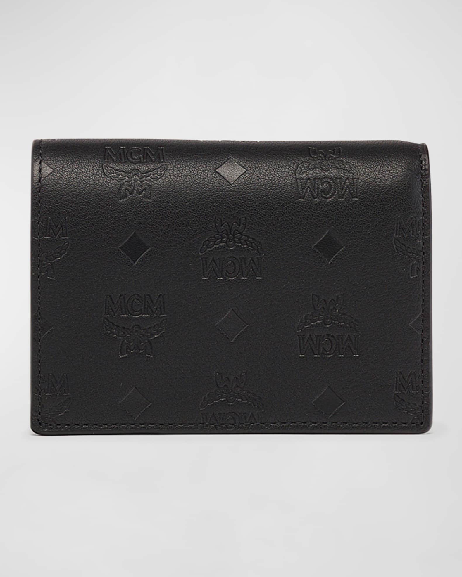 mcm wallet black