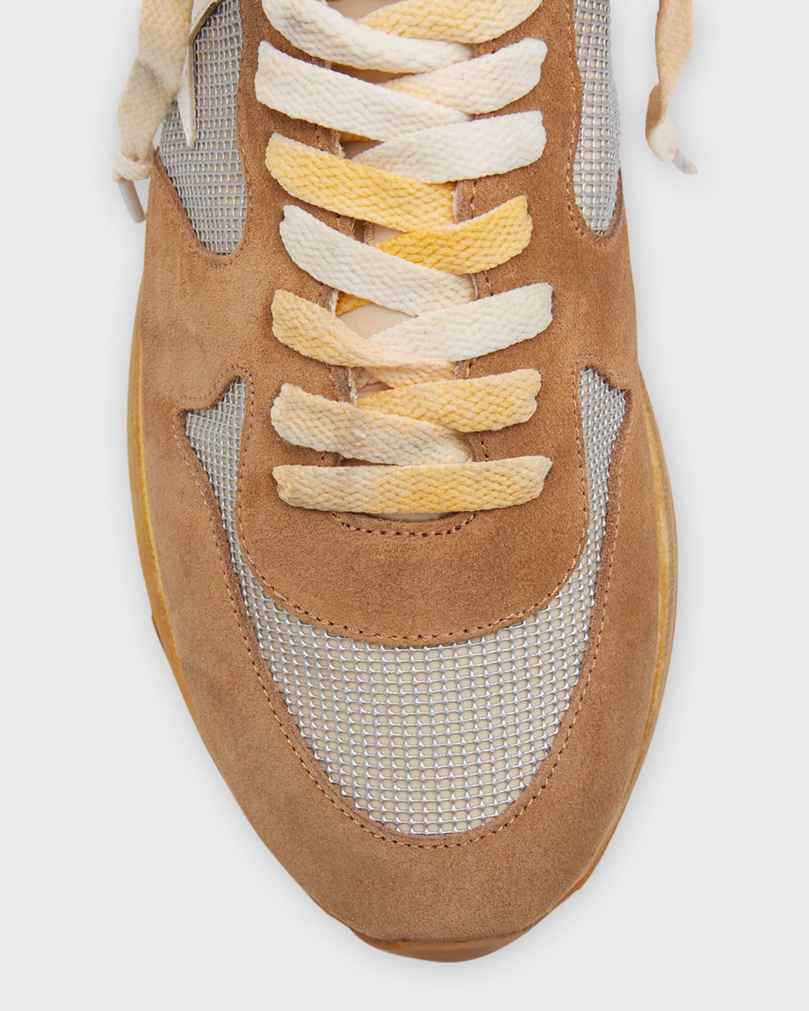 【Golden 】 Running Sole Mesh Silver Star(27-28.5cm) Running Sole in nappa with silver star and gold leather heel tab
