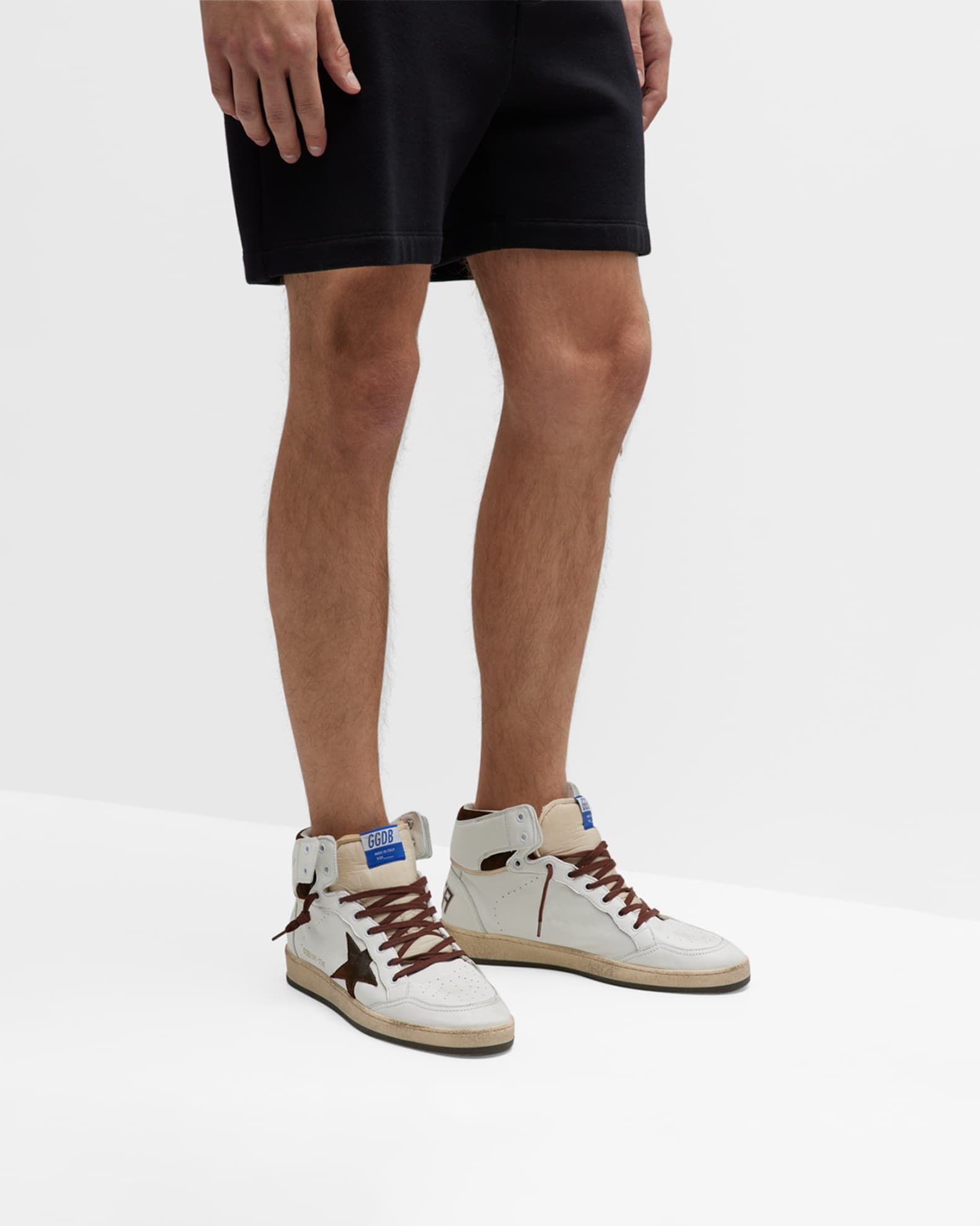 Men's Sky-Star Leather High-Top Sneakers 1