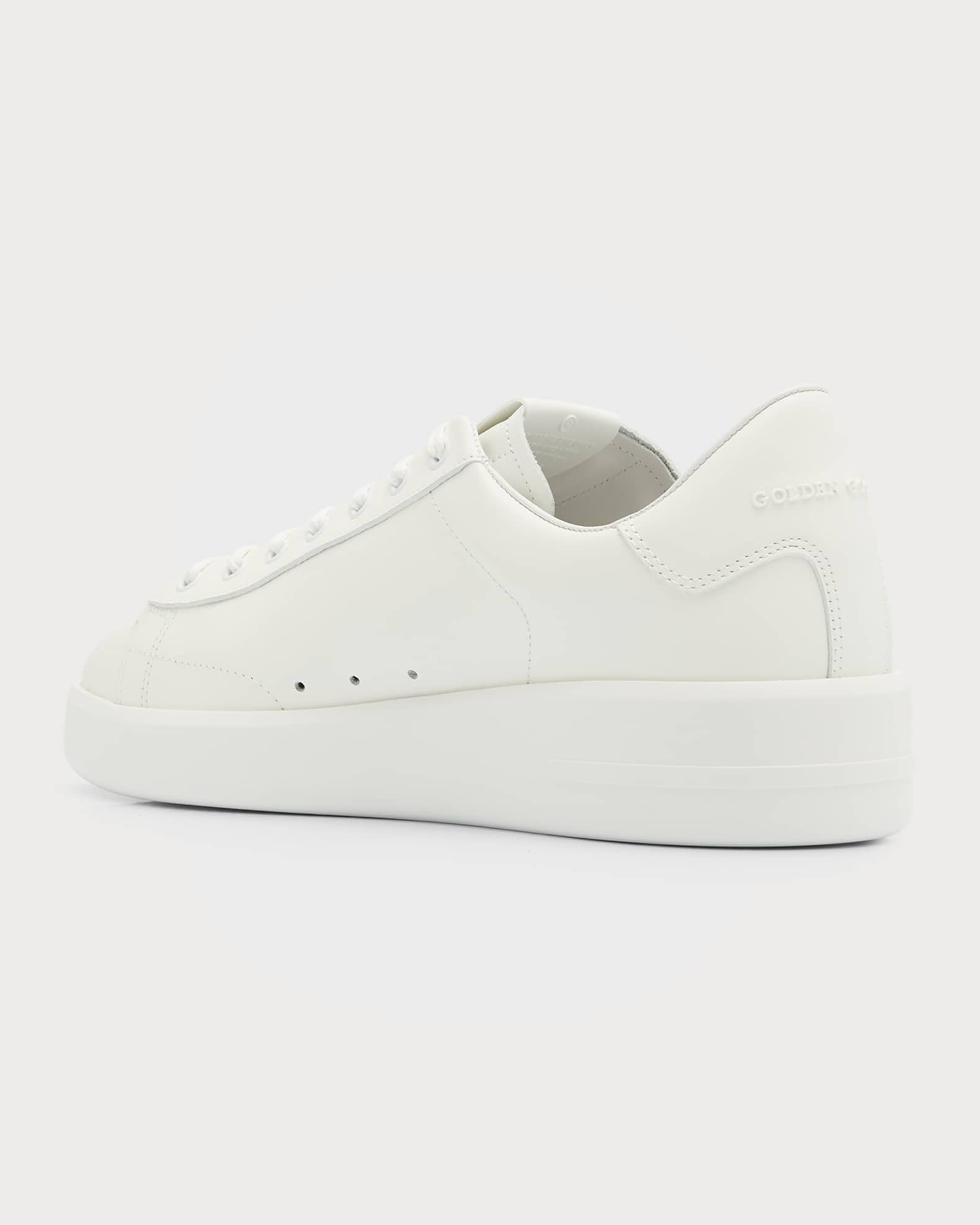 Golden Goose Men's Purestar Tonal Leather Low-Top Sneakers