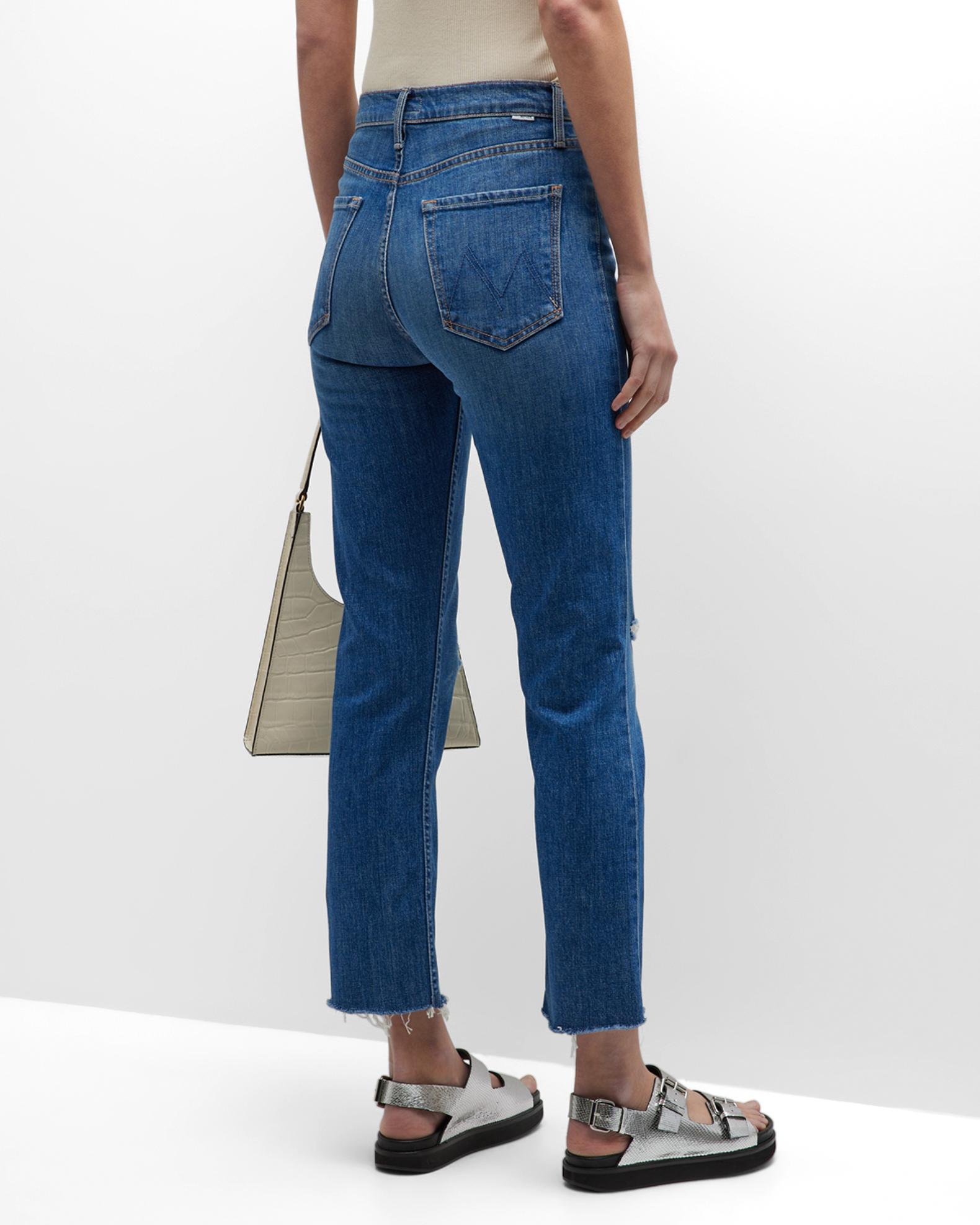 Jeans Mother The Tomcat Prep - Taille 25, Couleur Coquelicot