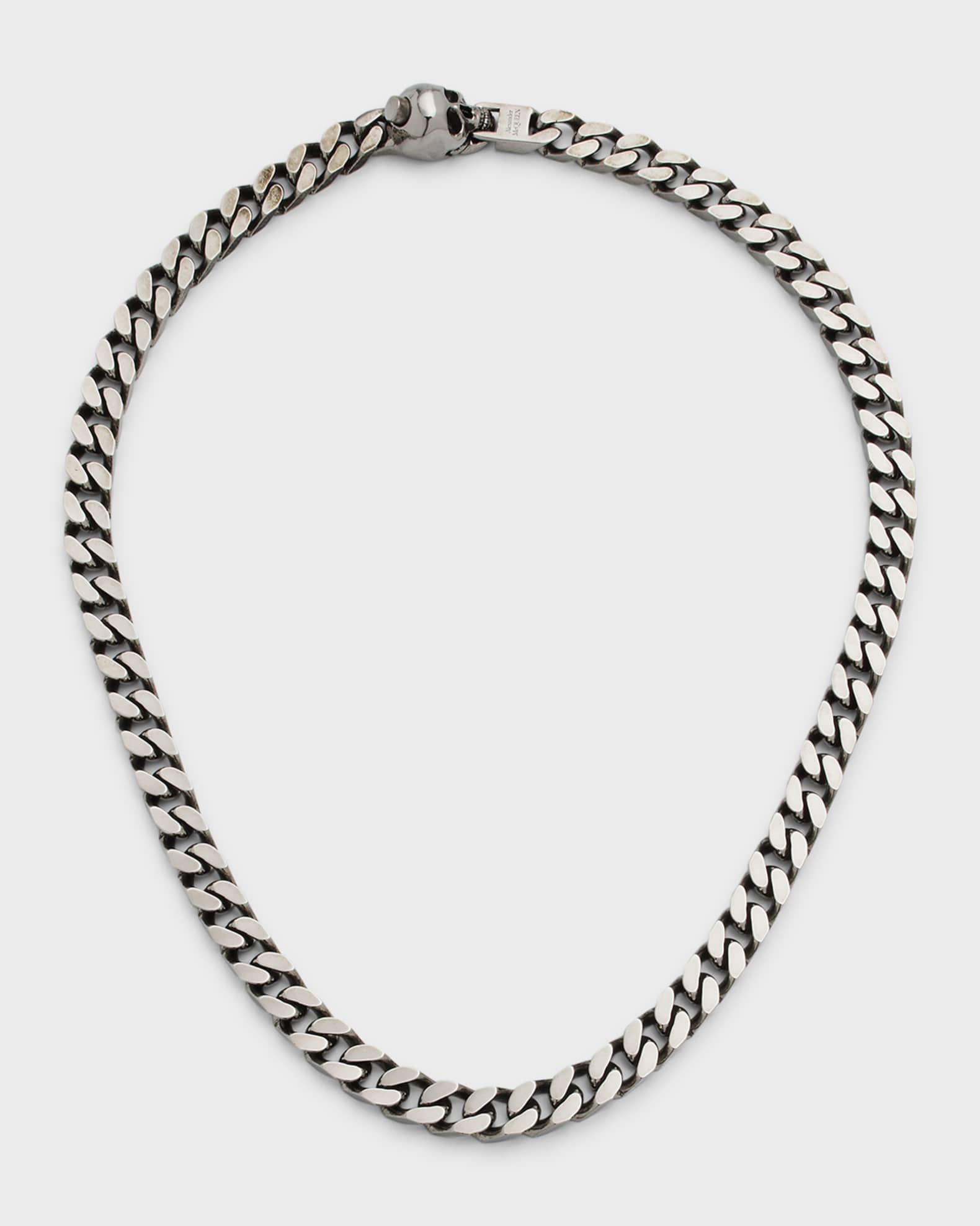 Men's Skull and Chain Necklace 0