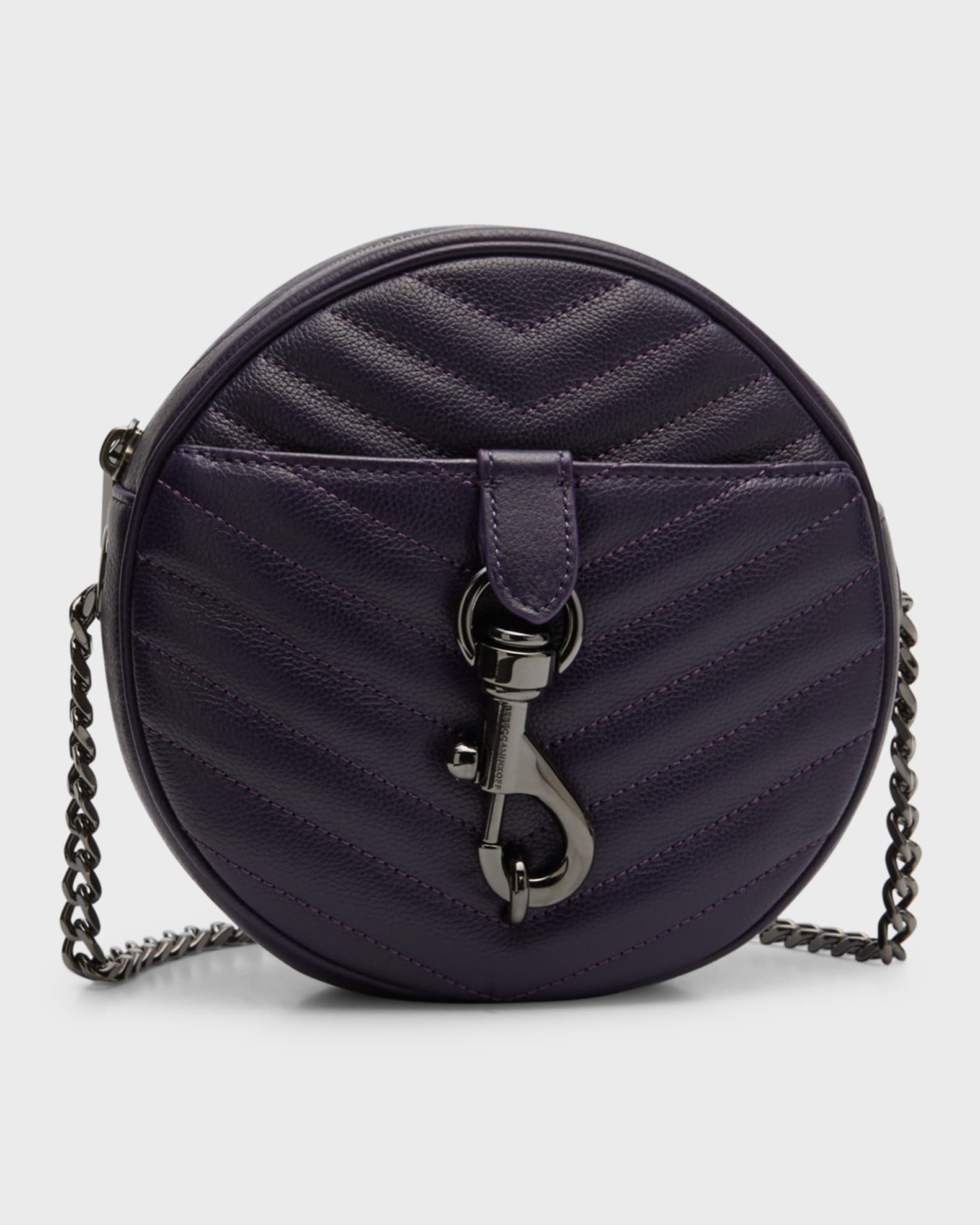 Rebecca Minkoff Edie Maxi Quilted Round Crossbody Bag Neiman Marcus