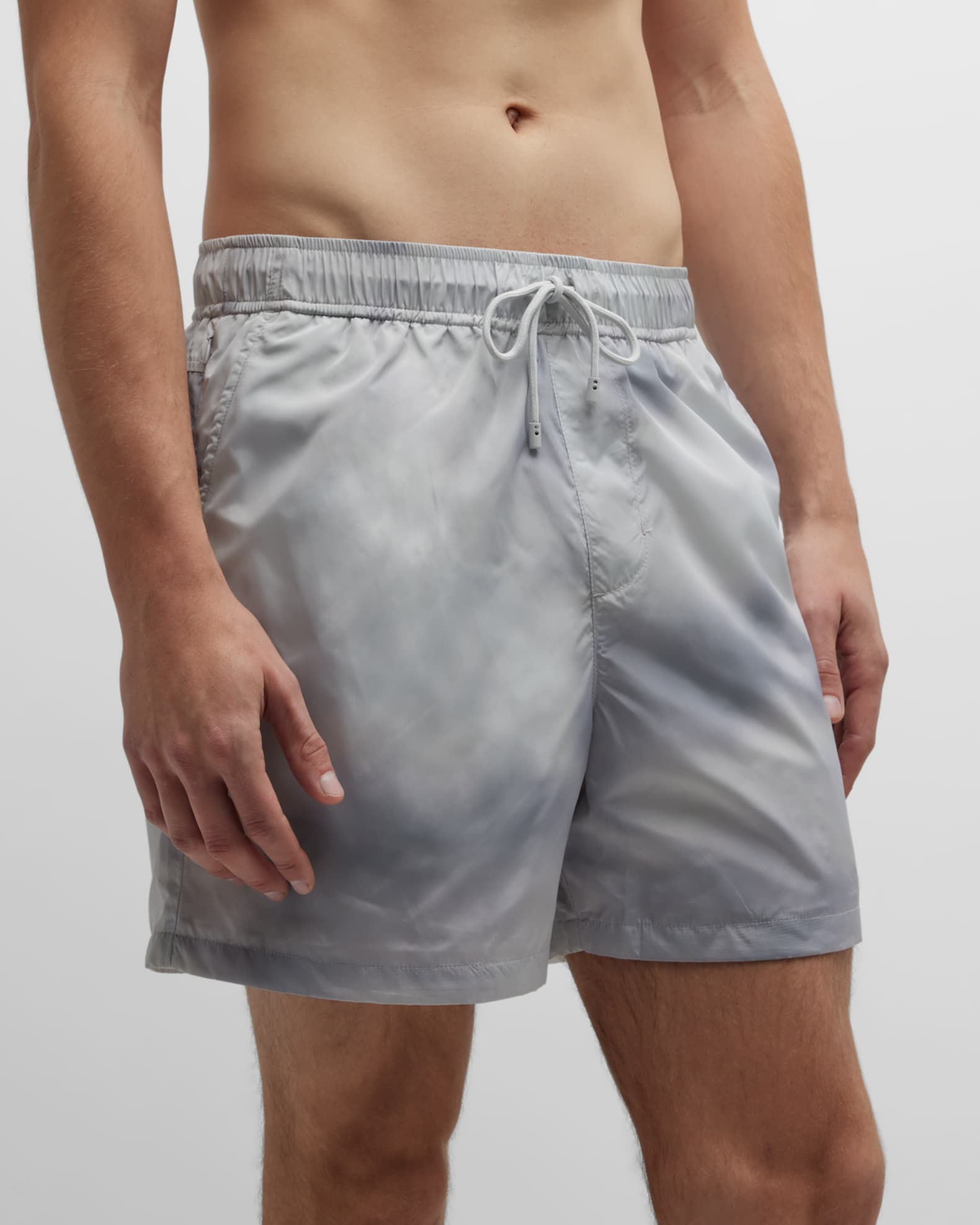 Stampd Men's Two-Tone Cloud Swim Trunks | Neiman Marcus