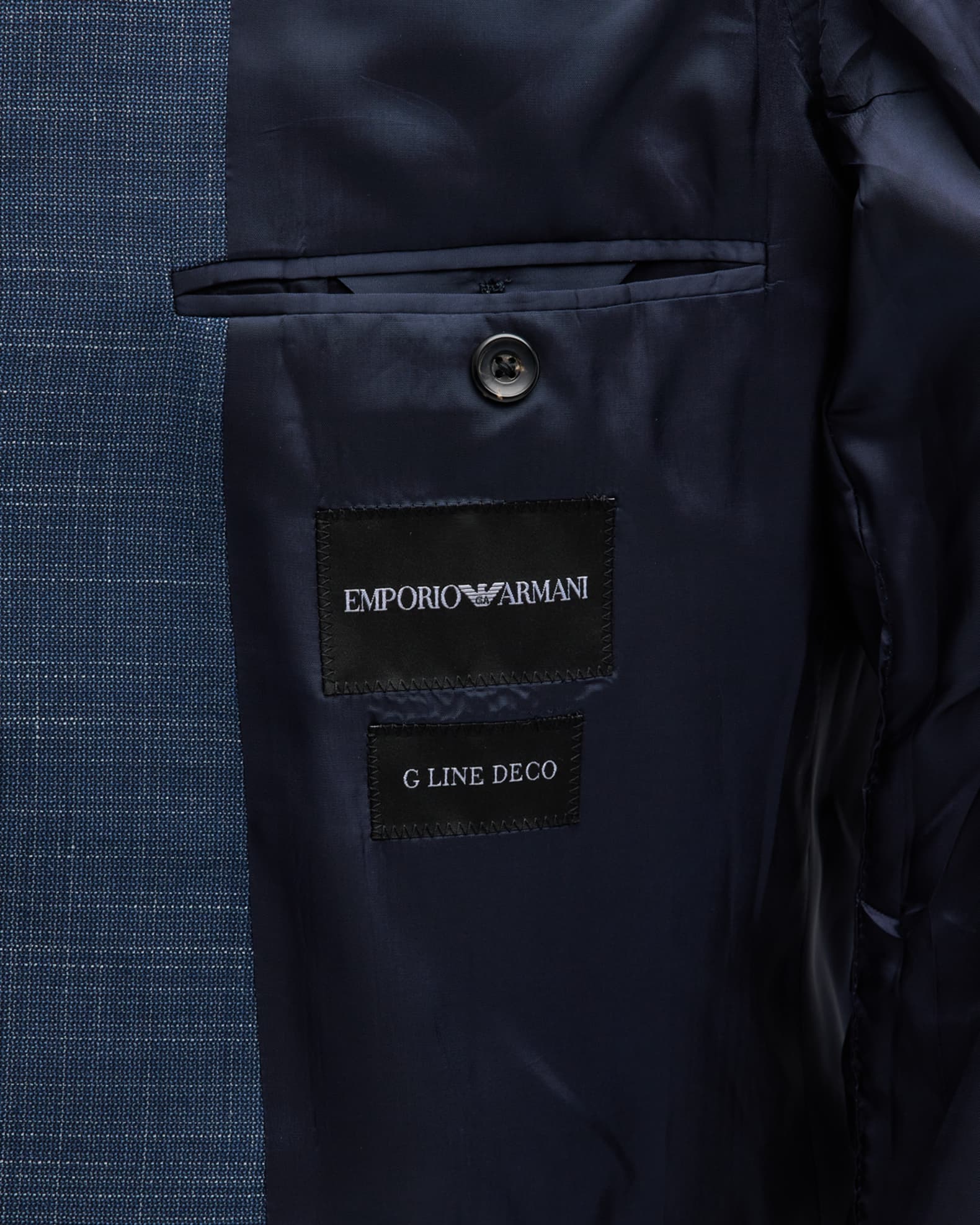 Emporio Armani Men's Textured Wool Suit | Neiman Marcus