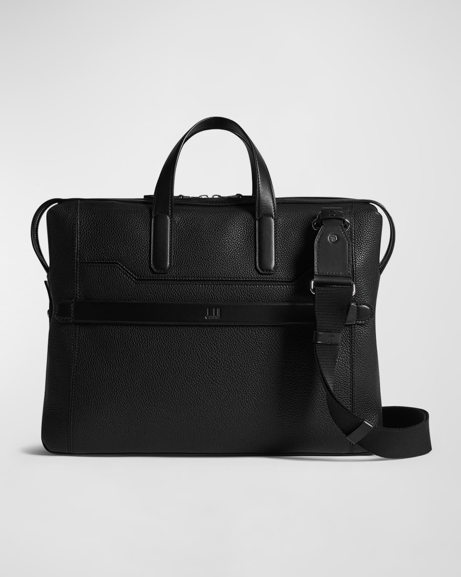 dunhill Men's 1893 Harness Leather Briefcase Neiman Marcus