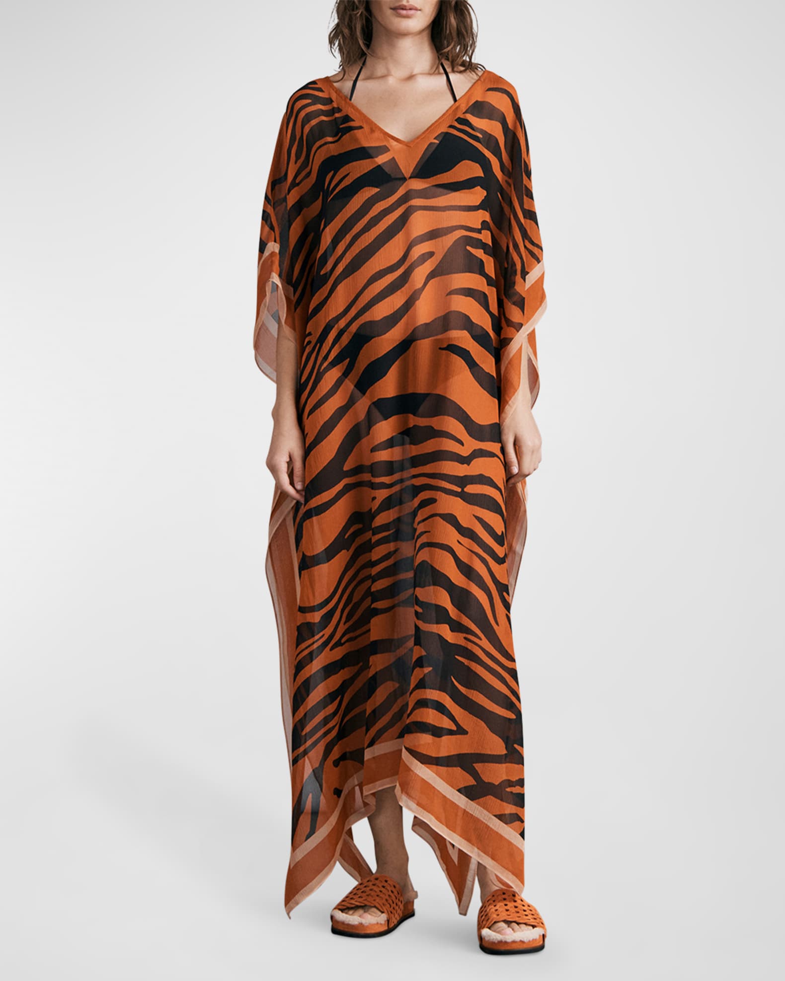 Kaia Silk-Blend Kaftan 0
