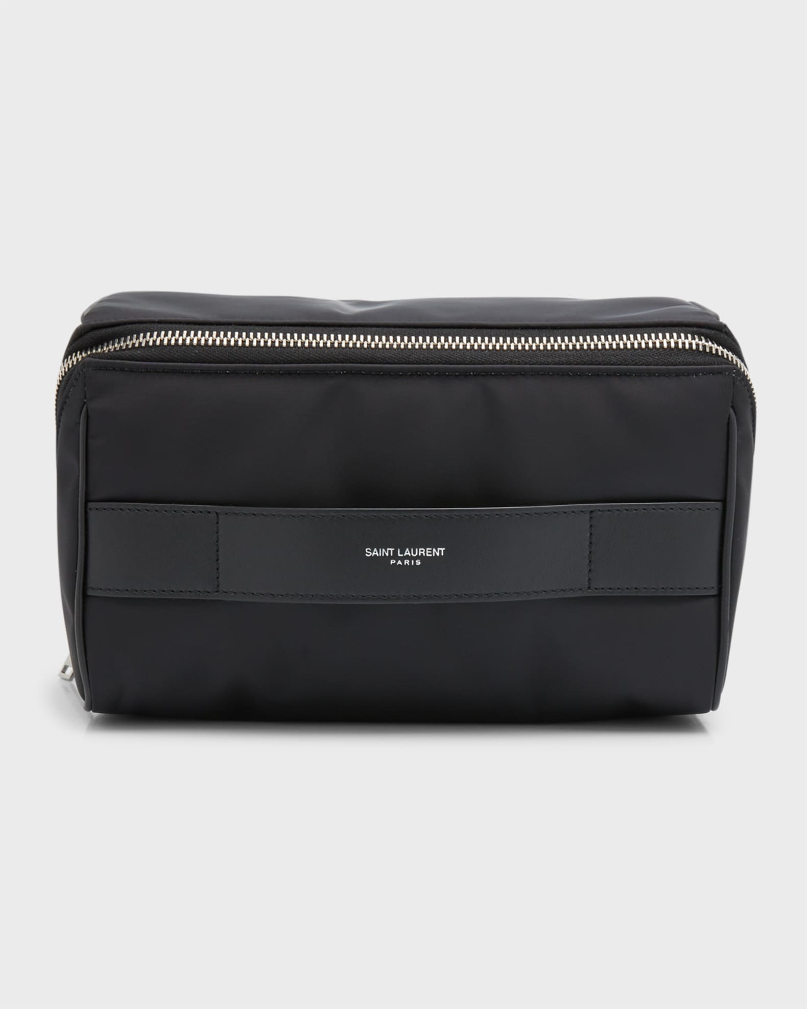Saint Laurent Men s Nylon Toiletry Pouch Neiman Marcus