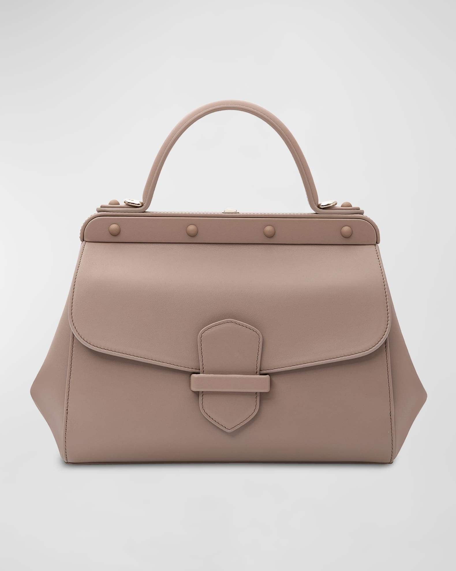 Margherita Medium Leather Top-Handle Bag 0