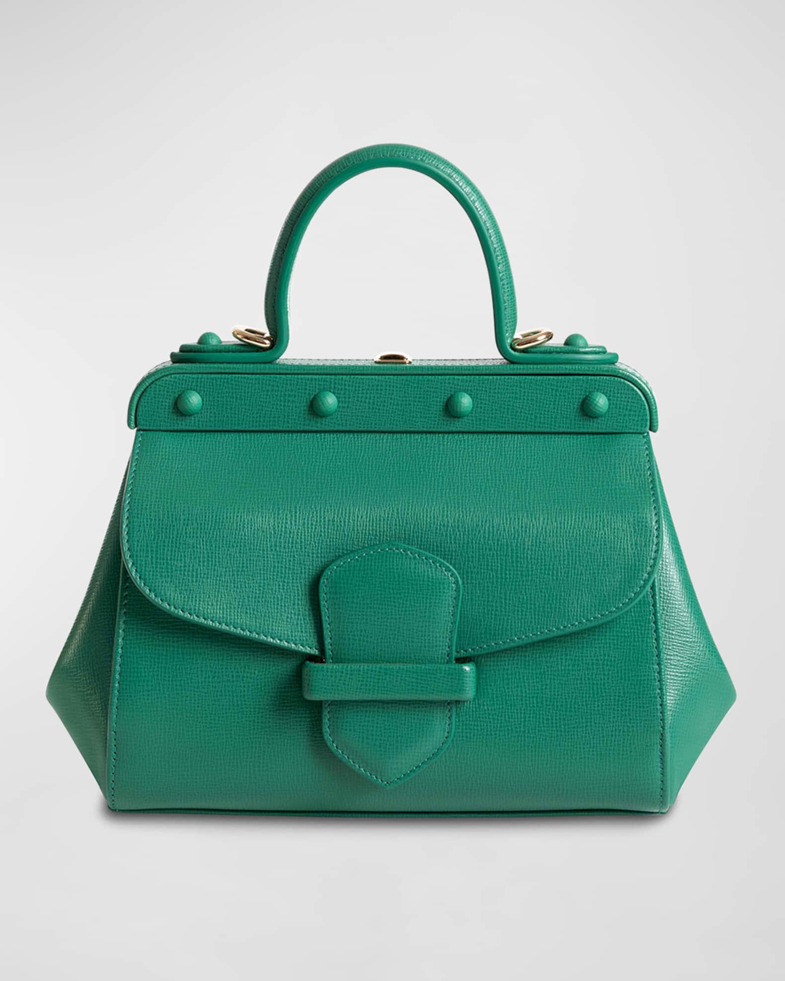 Margherita Small Leather Top-Handle Bag 0