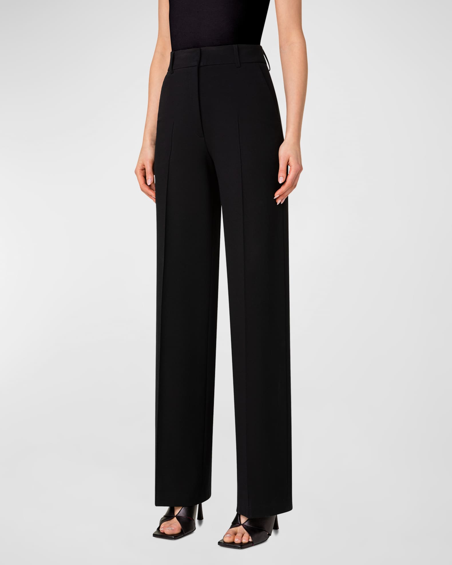 Akris punto Chiaro Signature Jersey Pants | Neiman Marcus display picture 1