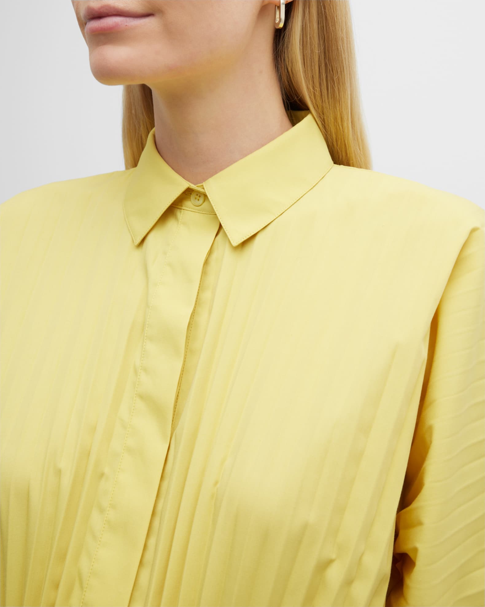 Lafayette 148 New York Funnel Neck Dolman Blouse