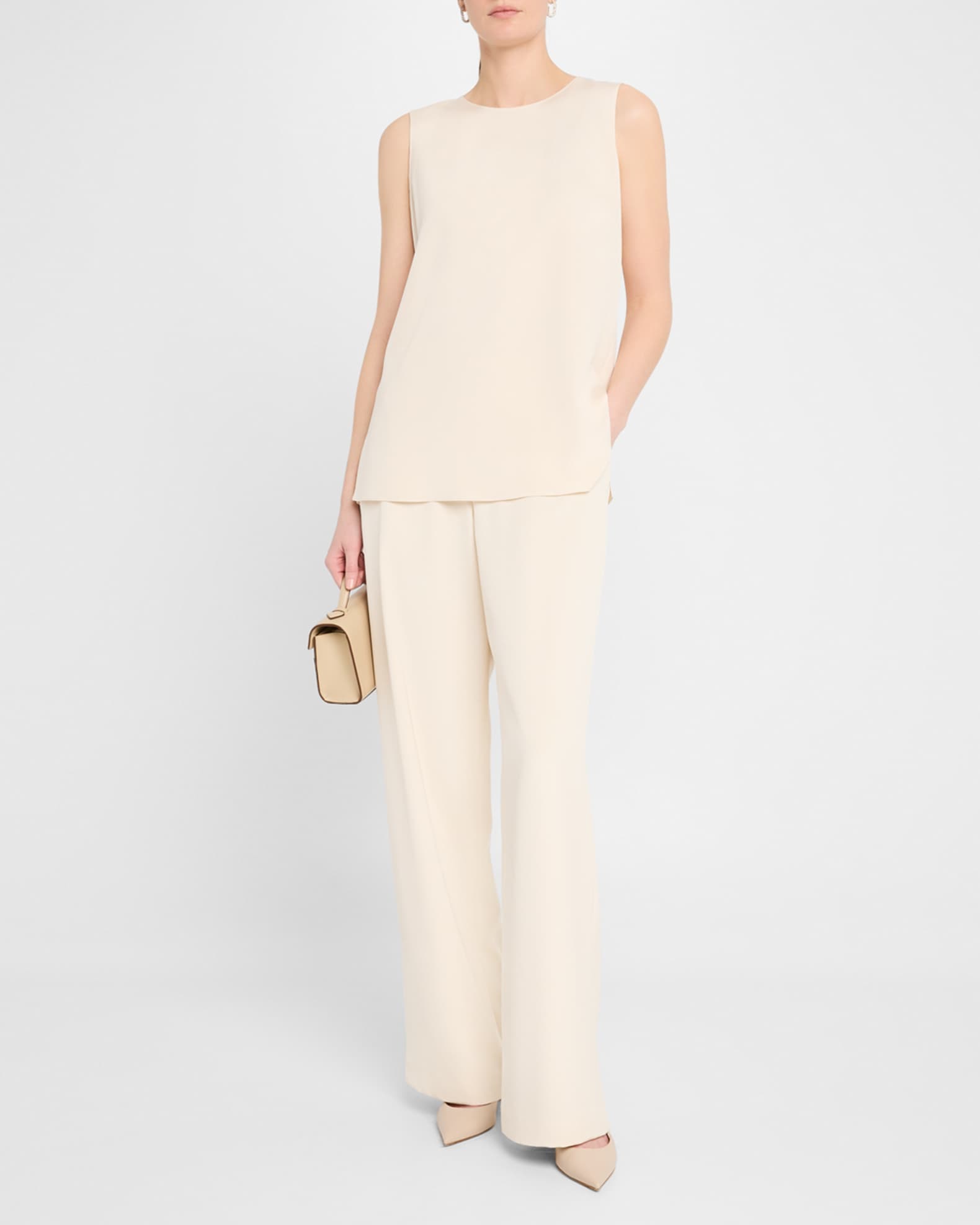 【MODERNIF】Perry Cotton Wide Pants RJC405GD - Cotton Poplin Wide Leg Pant – Los Angeles Apparel