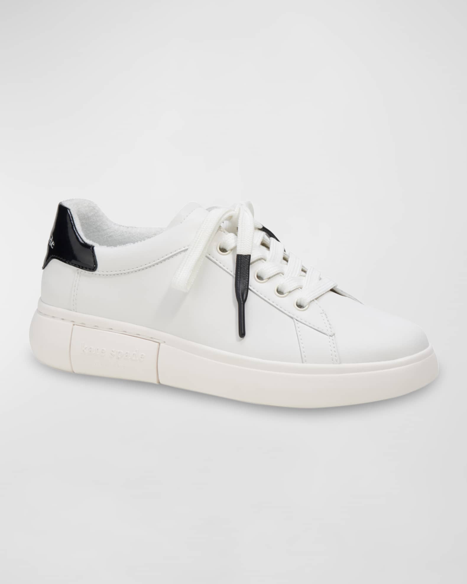 kate spade new york lift low-top leather sneakers | Neiman Marcus