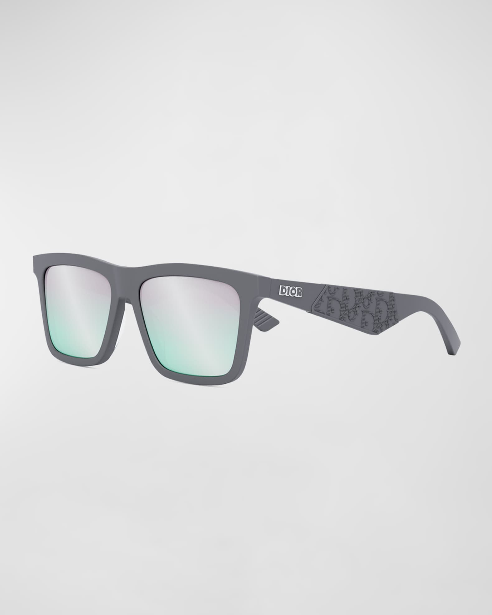 DIOR EYEWEAR Dior B27 S1I D-Frame Logo-Detailed Acetate Mirrored Sunglasses  for Men