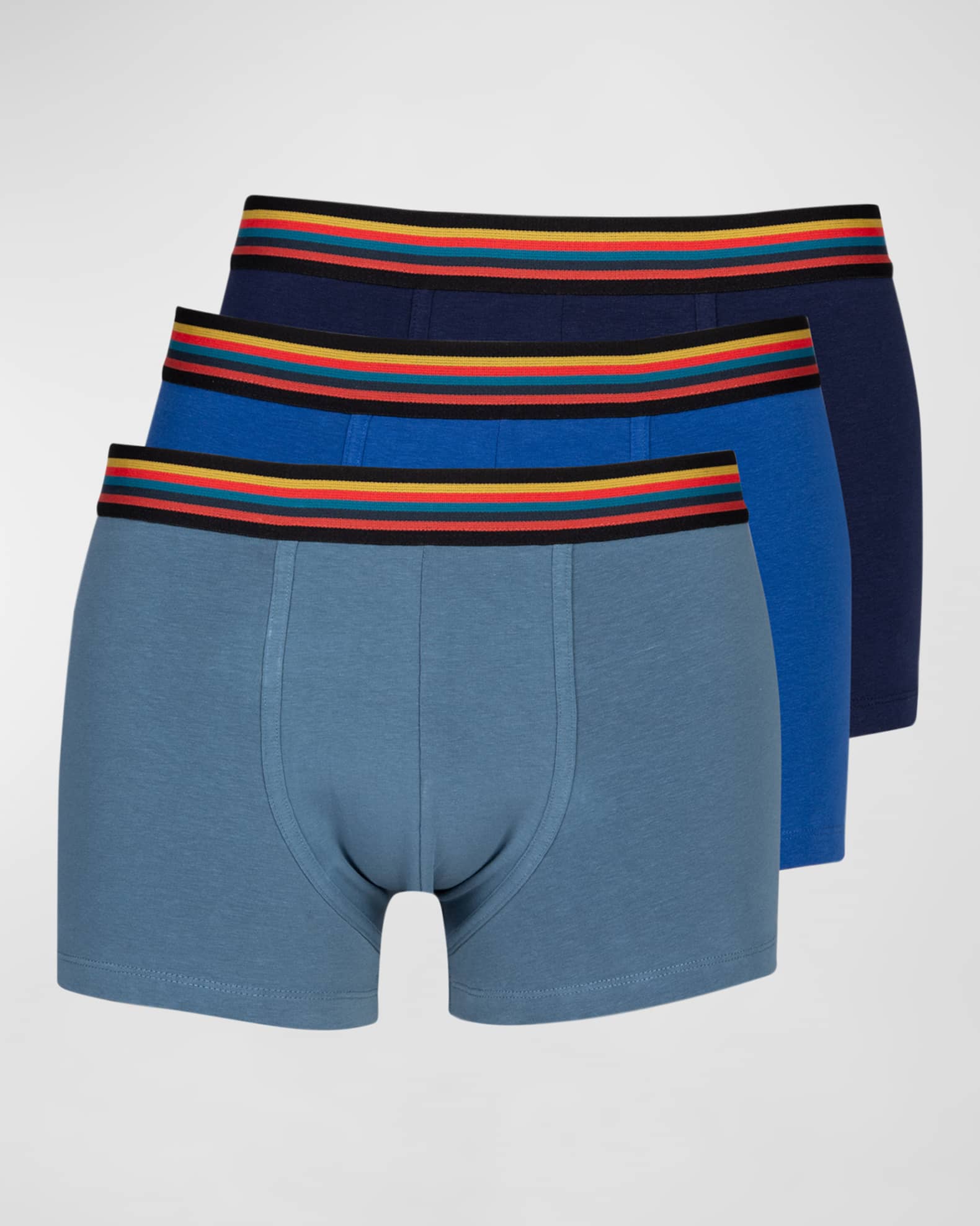 Men's 3-Pack Cotton-Stretch Trunks 0