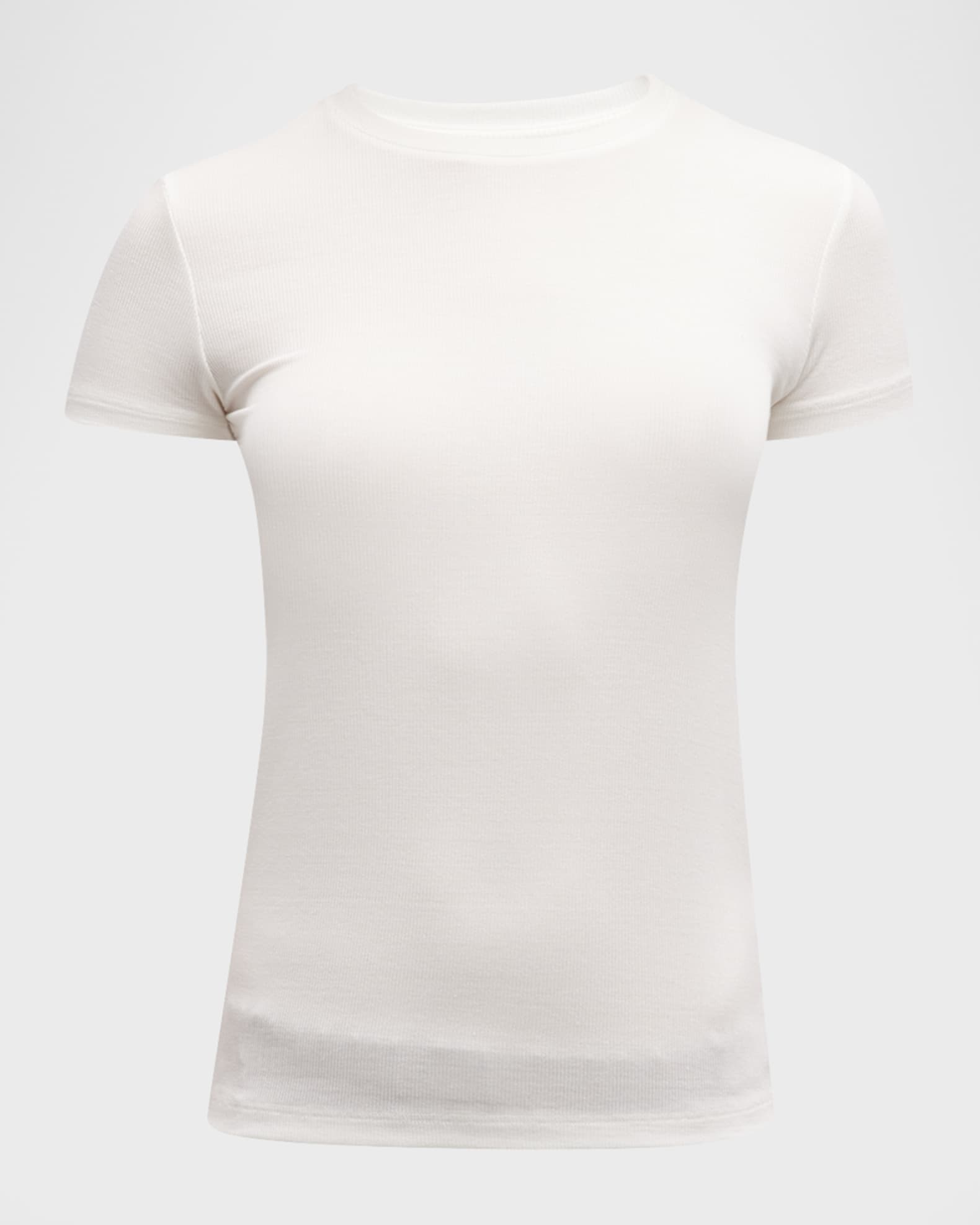 Ressi Ribbed Short-Sleeve Tee 0
