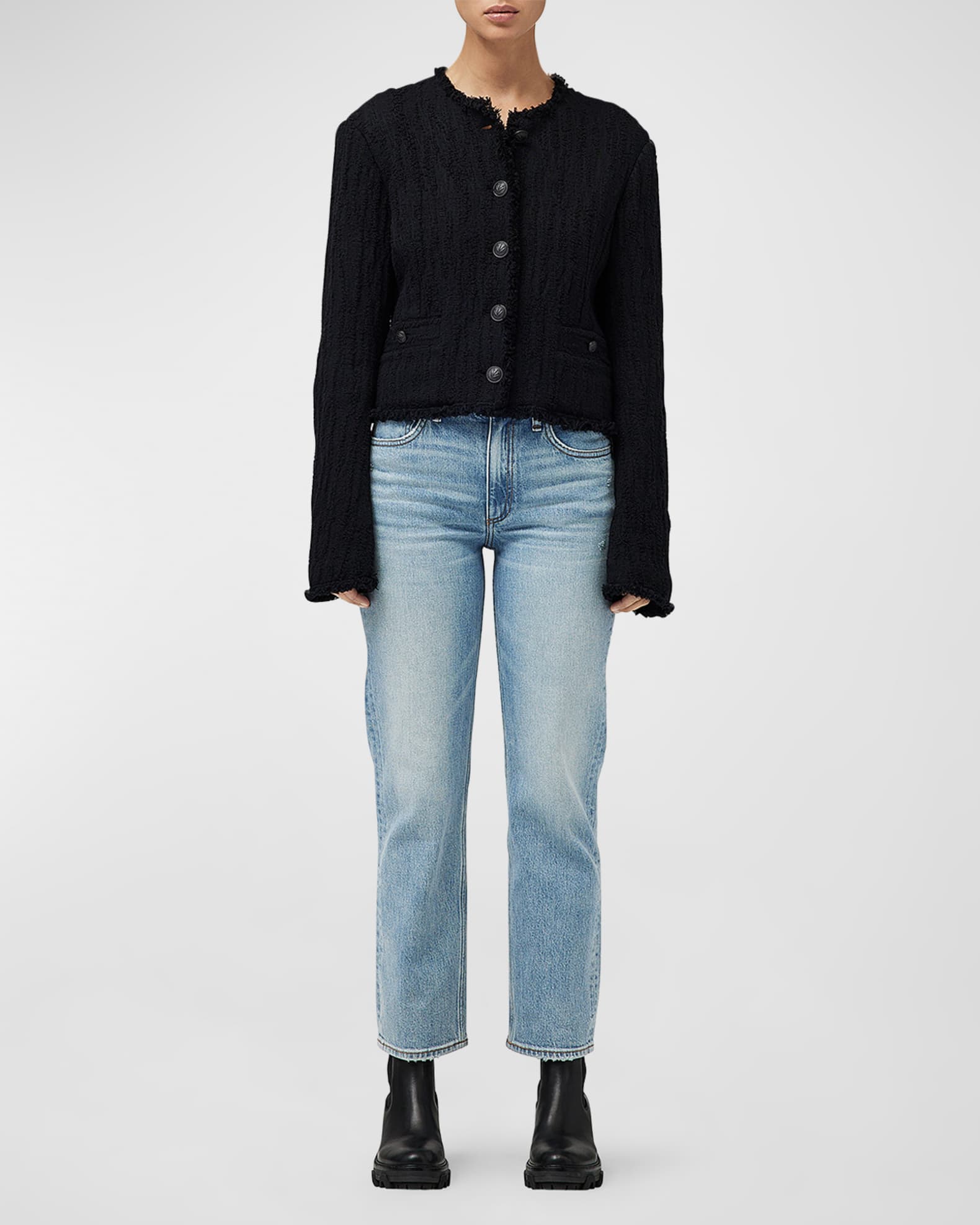 rag & bone Harlow Relaxed Straight Leg Jeans