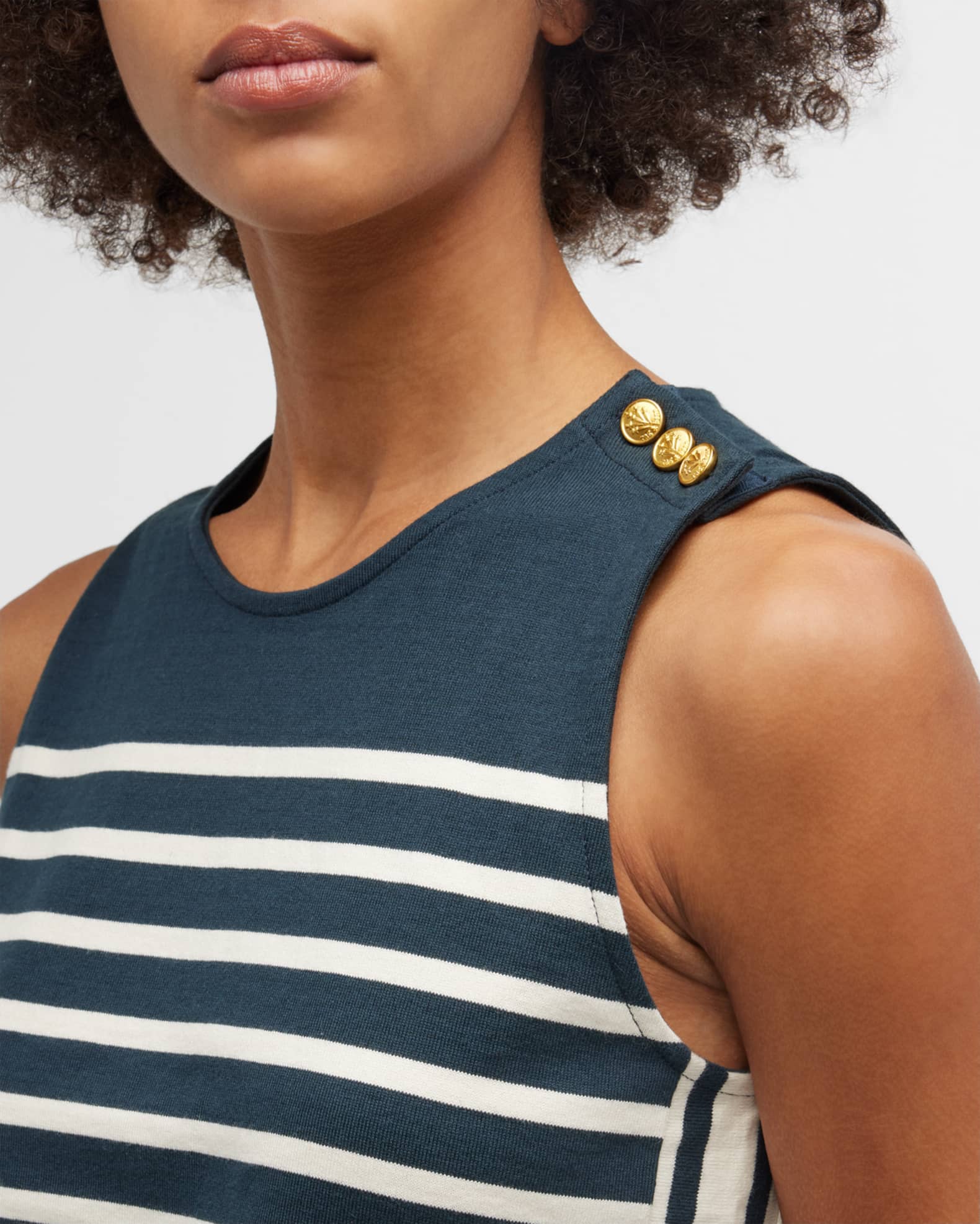 Rag & Bone Bardot Striped Tank Top | Neiman Marcus