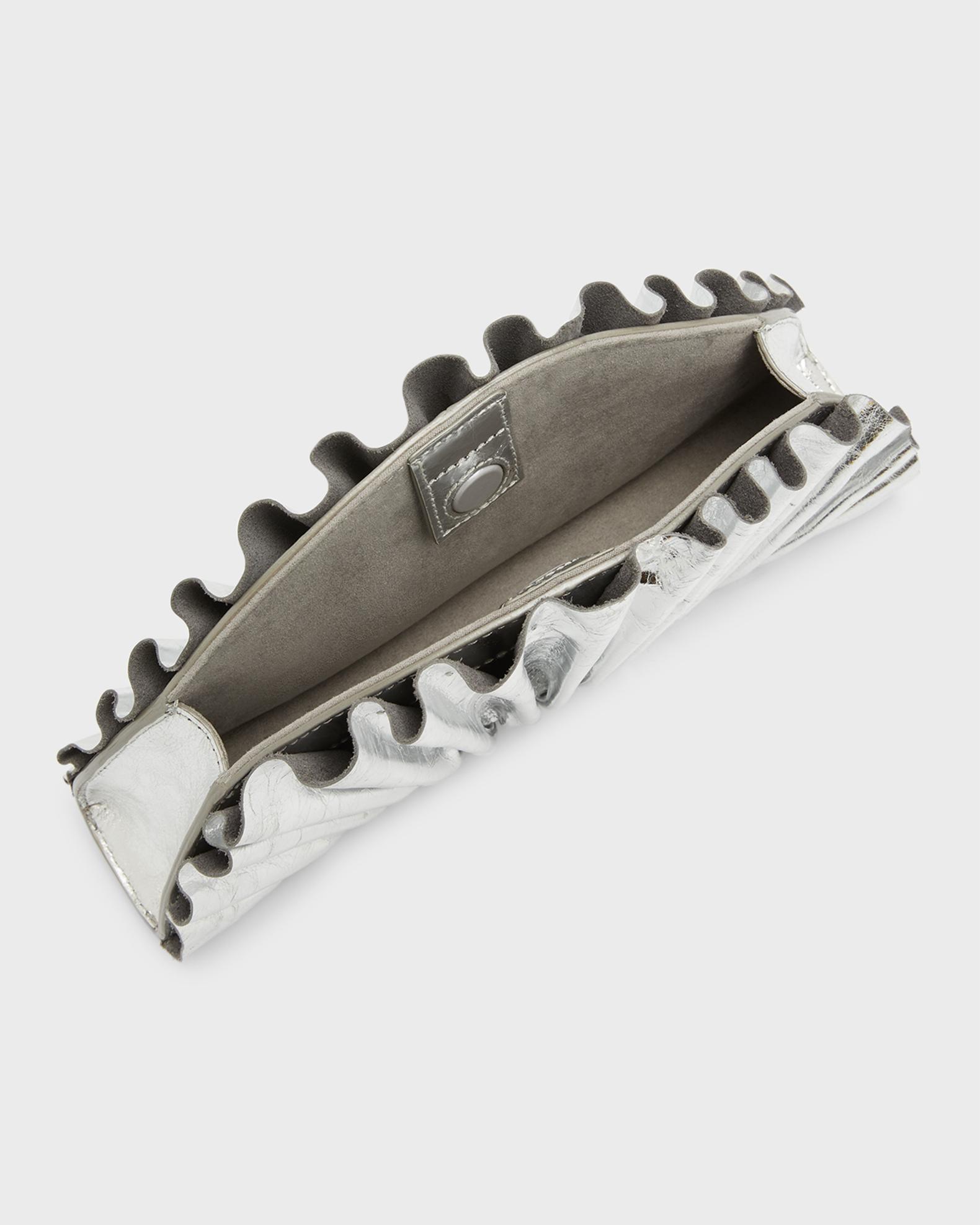 Cult Gaia Nala Mini Shell Metallic Clutch Bag | Neiman Marcus