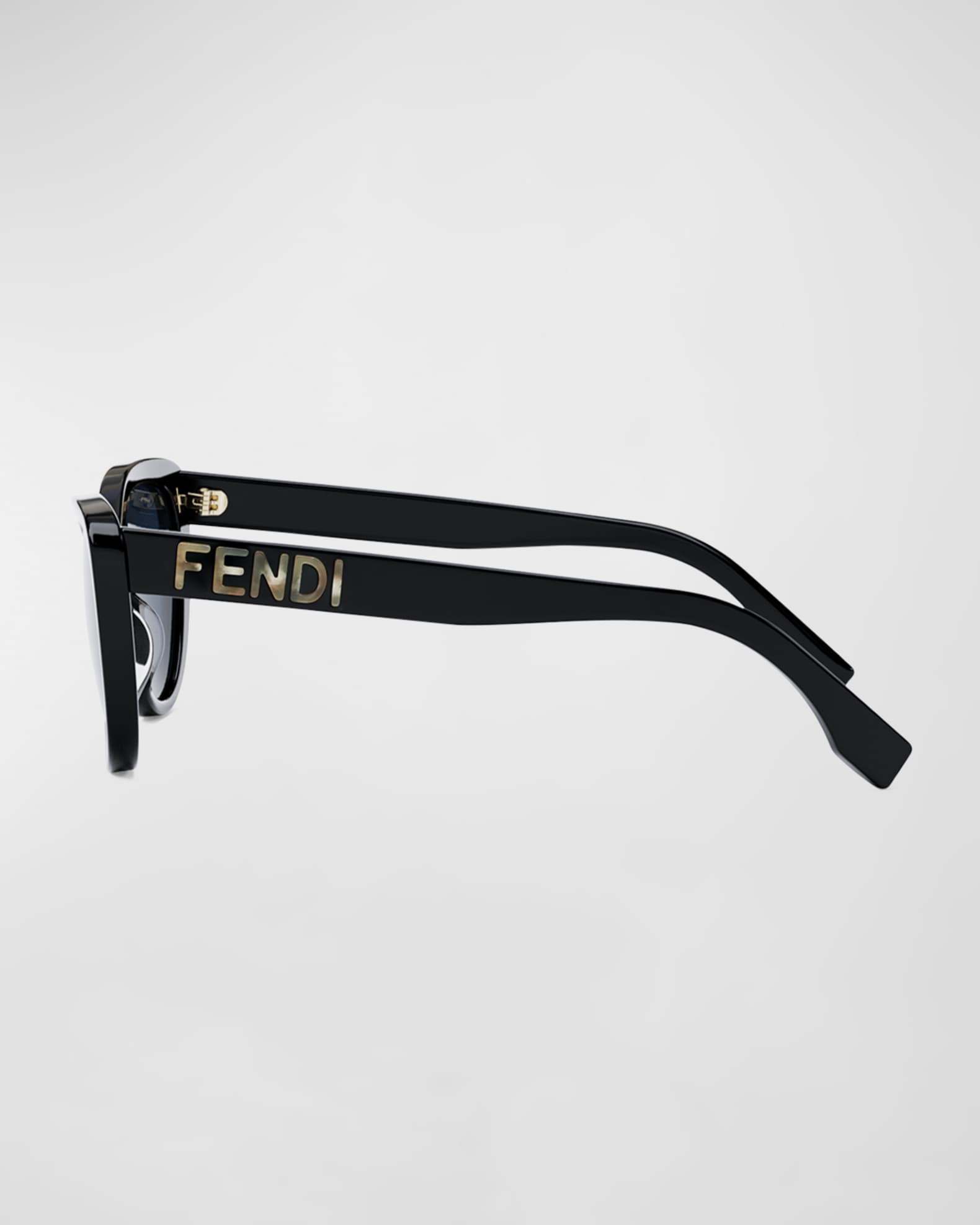 Fendi Logo Acetate Cat-Eye Sunglasses | Neiman Marcus