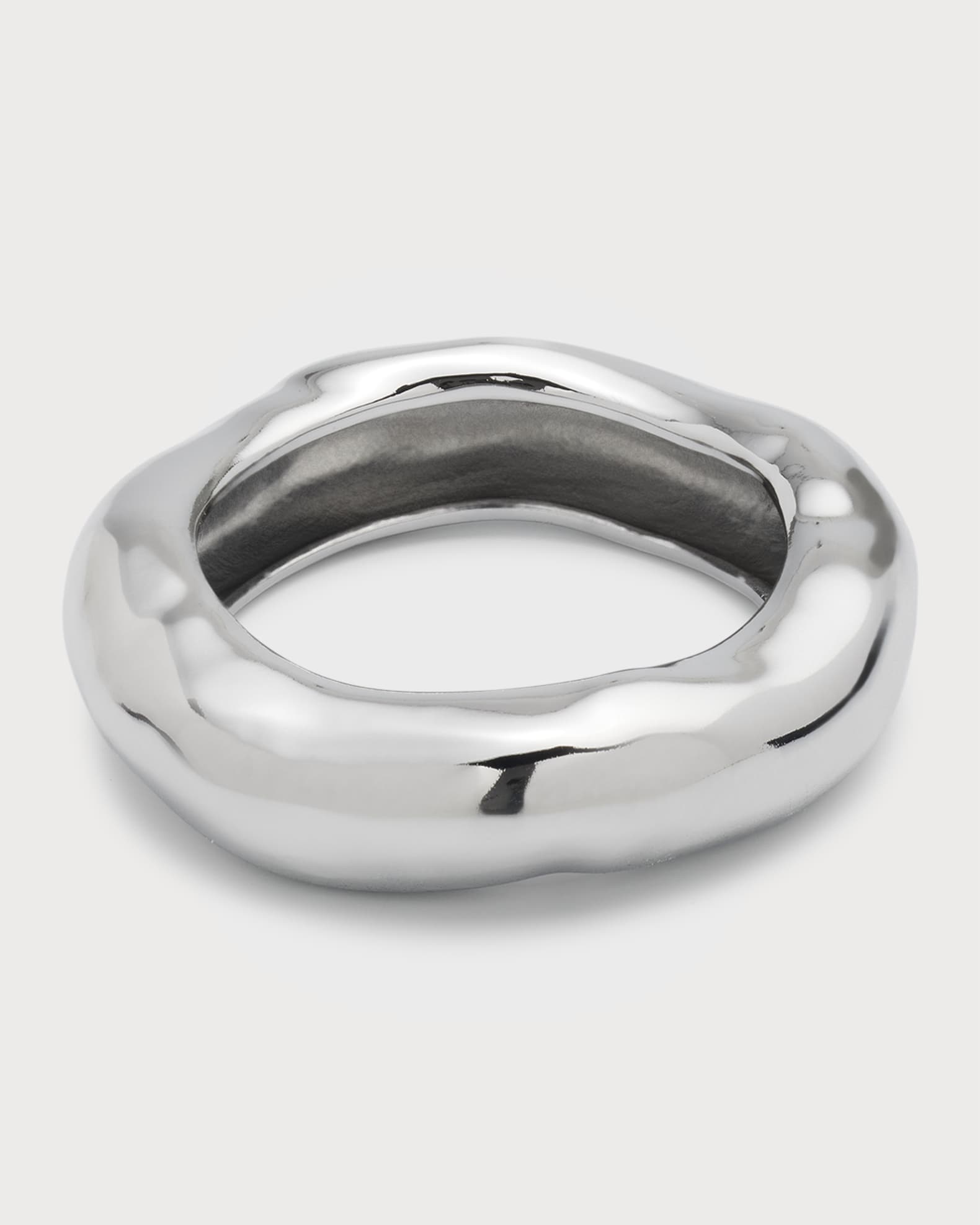 Wide Molten Bangle, Size Small 0