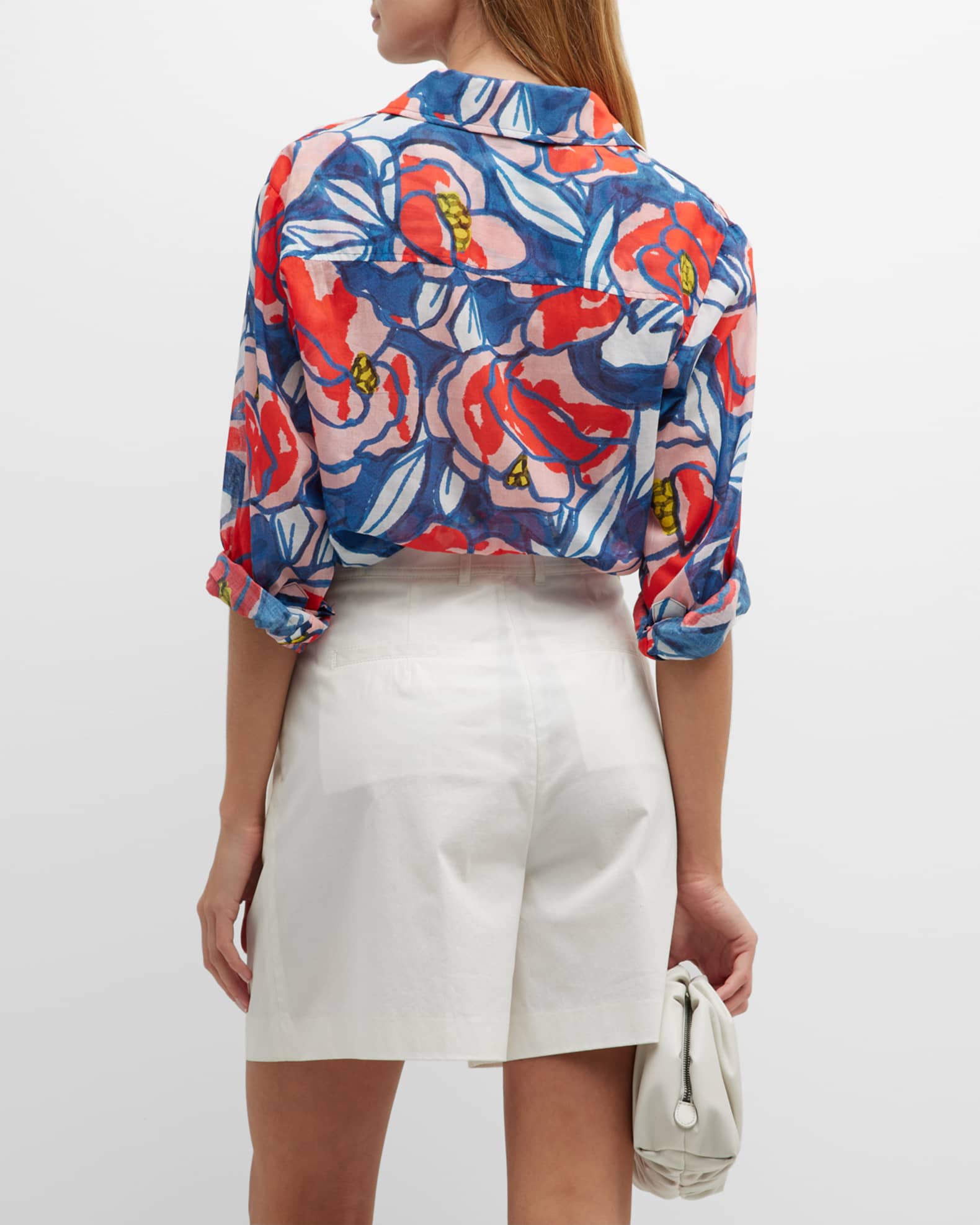 Finley Andie Boyfriend Shirt in Sea Spray main image 0
