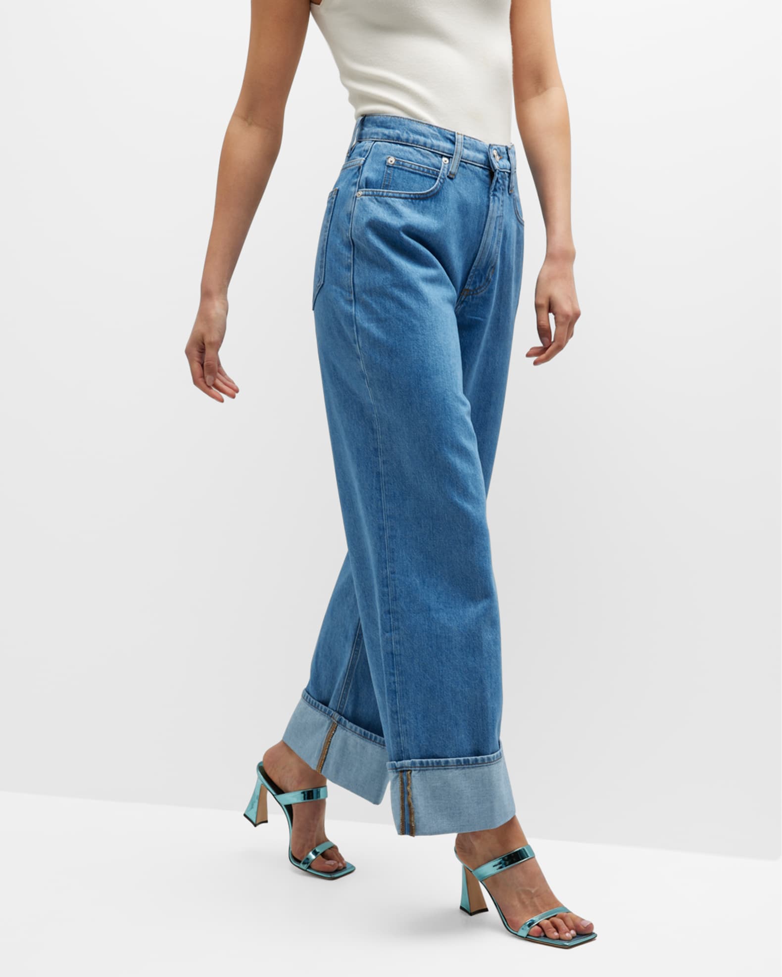 ARIANNA HIGH RISE 90'S WIDE LEG JEANS – GAMEDAY COUTURE