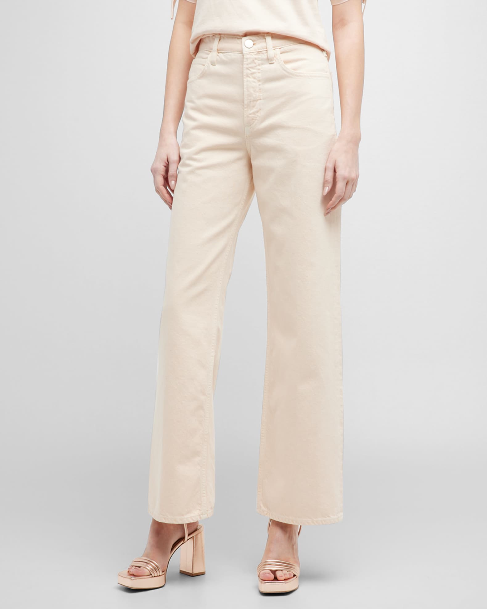 FRAME Jane Straight Cropped Jeans | Neiman Marcus